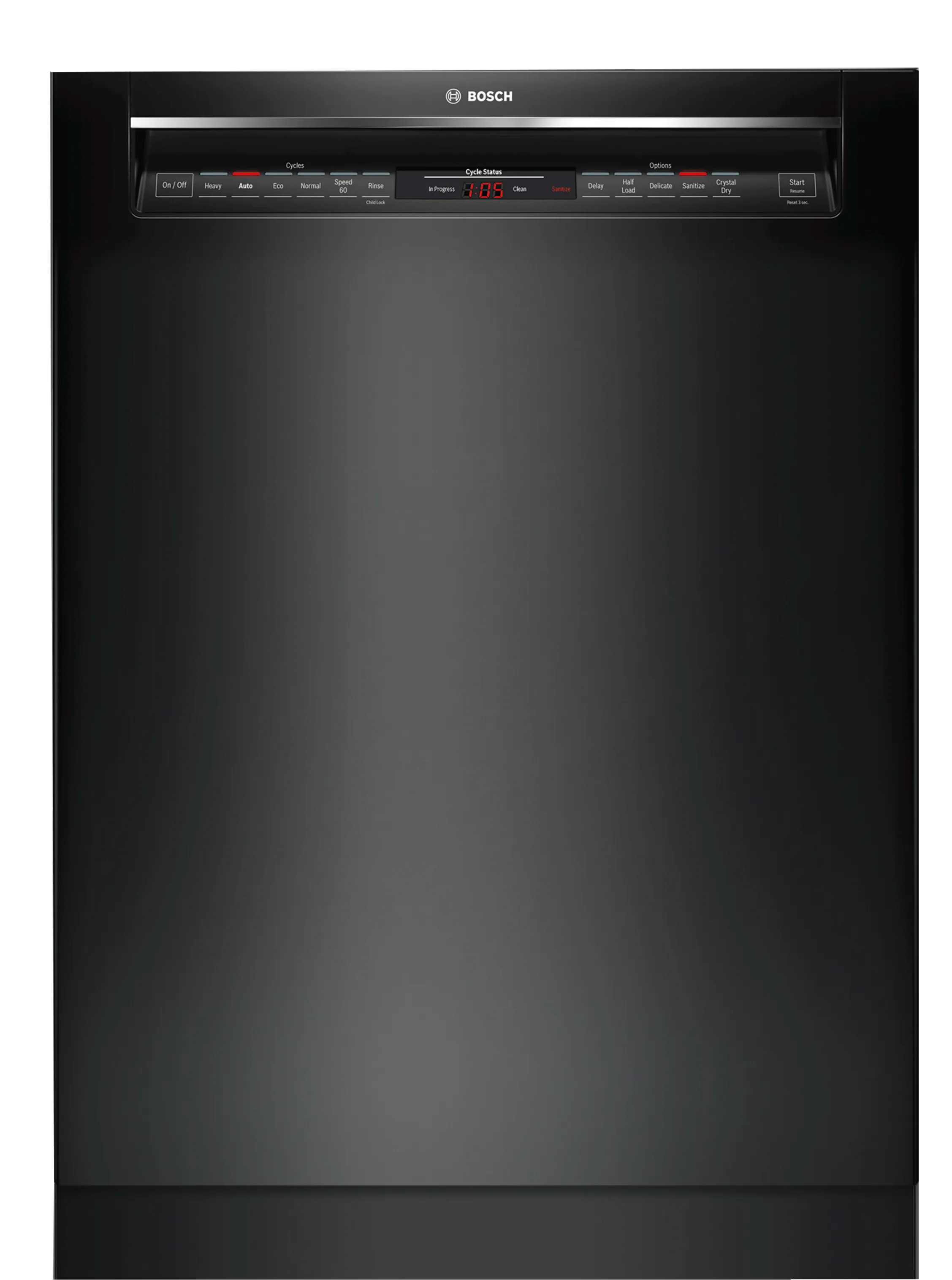 800 Series Dishwasher 24'' Black 