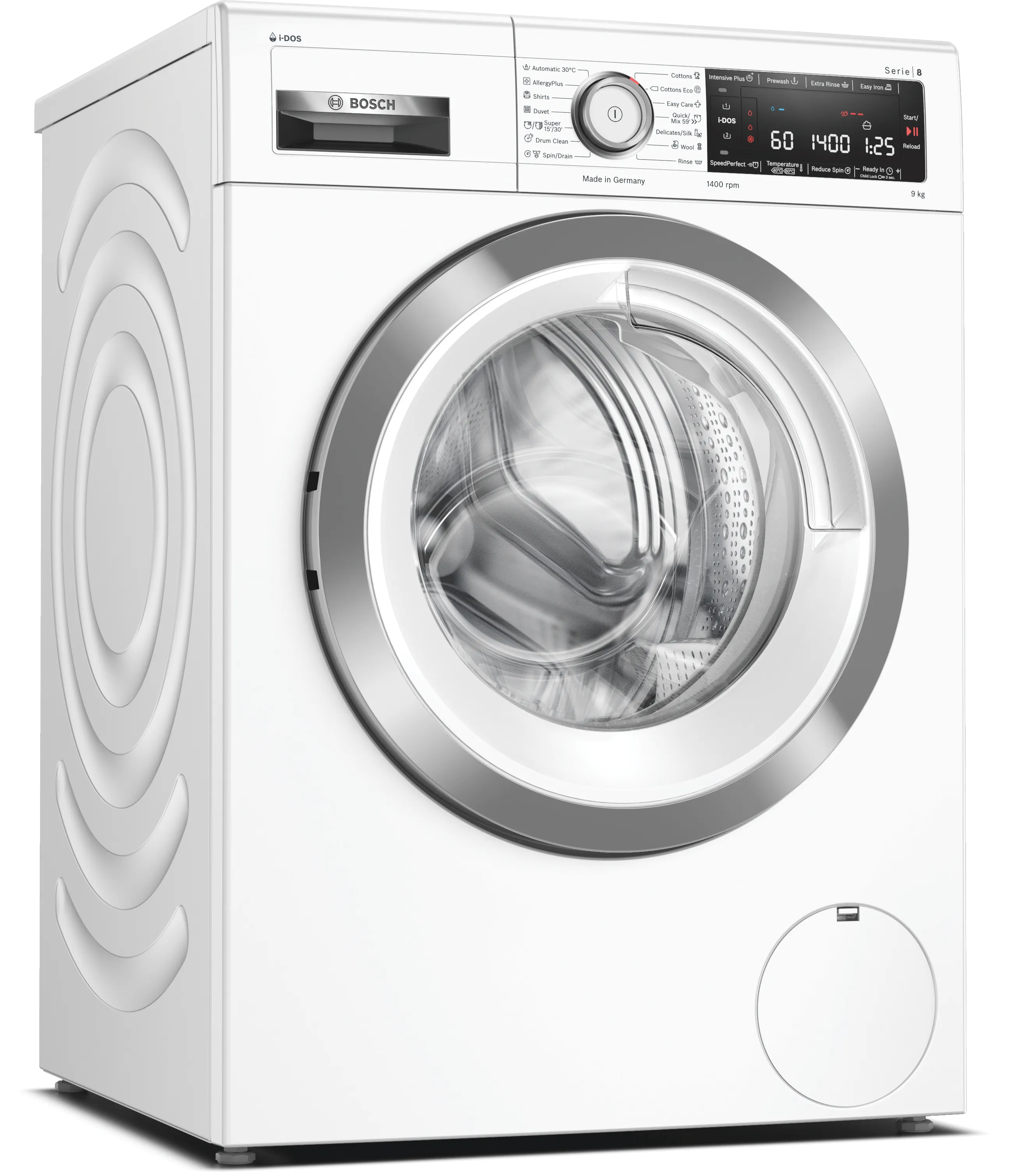 Series 8 washing machine, frontloader fullsize 9 kg 1400 rpm 