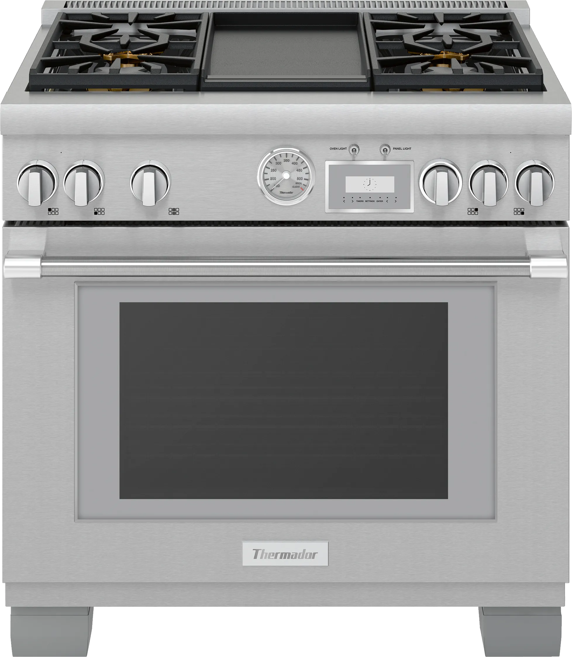 Dual Fuel Professional Range 36'' Pro Grand® Commercial Depth Stainless Steel 