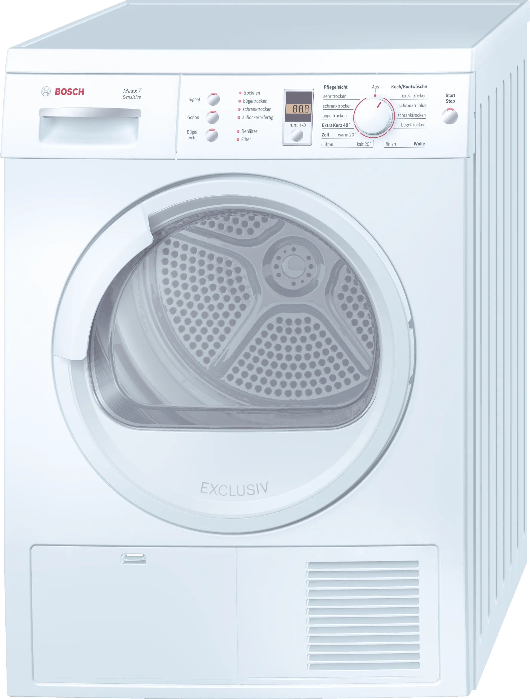  condenser tumble dryer 7 kg White