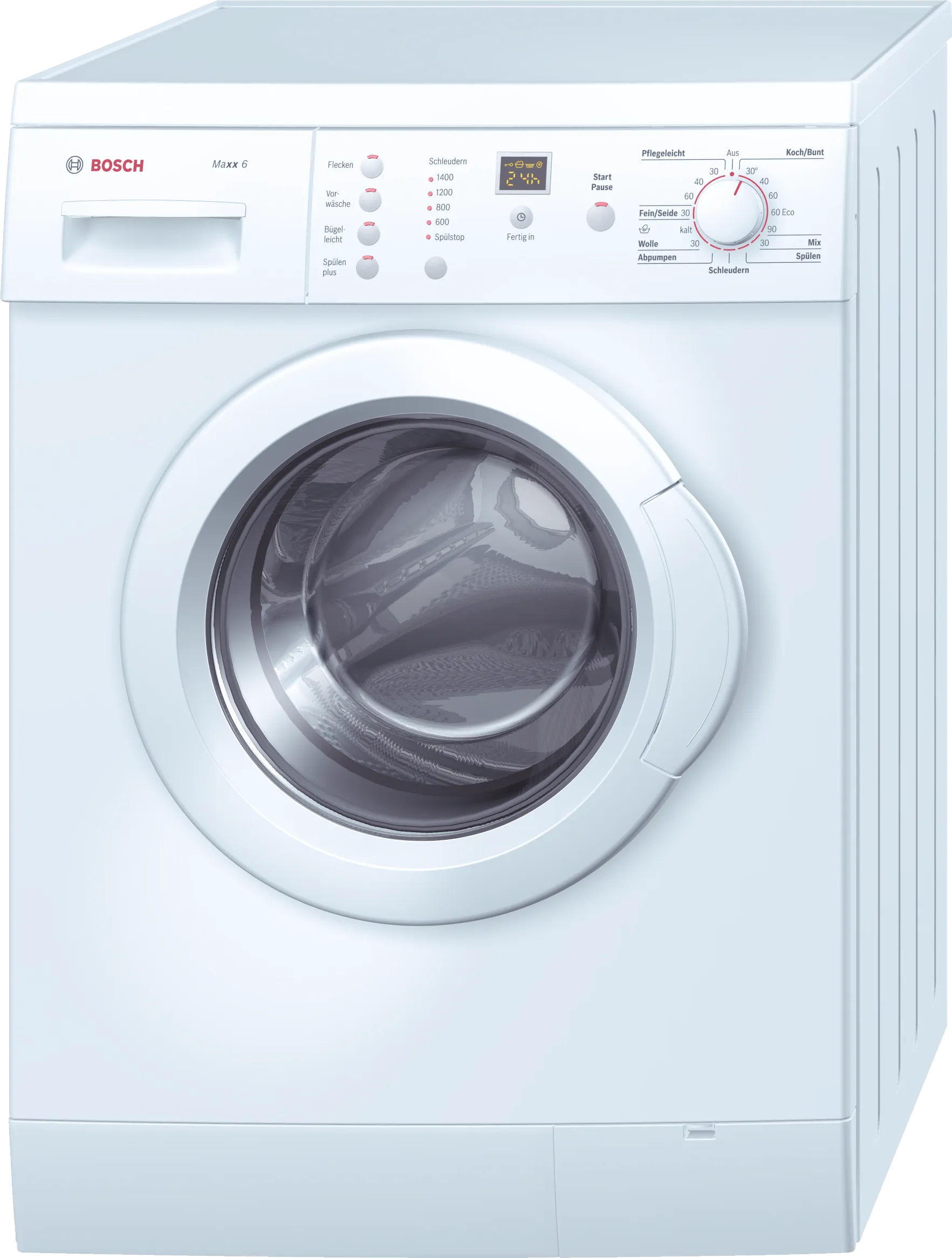  washing machine, frontloader fullsize 6 kg 1400 rpm, White