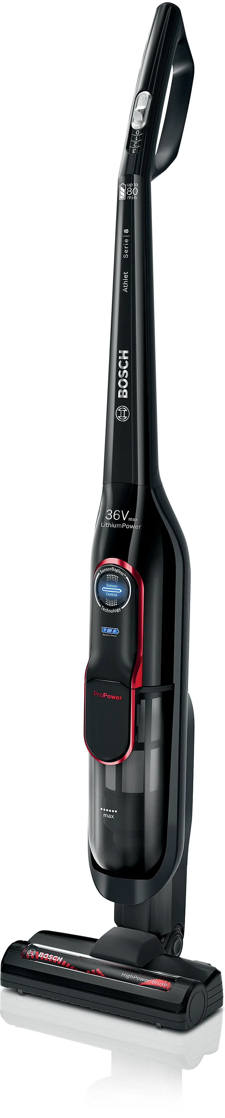 Series 8 Cordless vacuum cleaner Athlet ProPower 36Vmax Black 