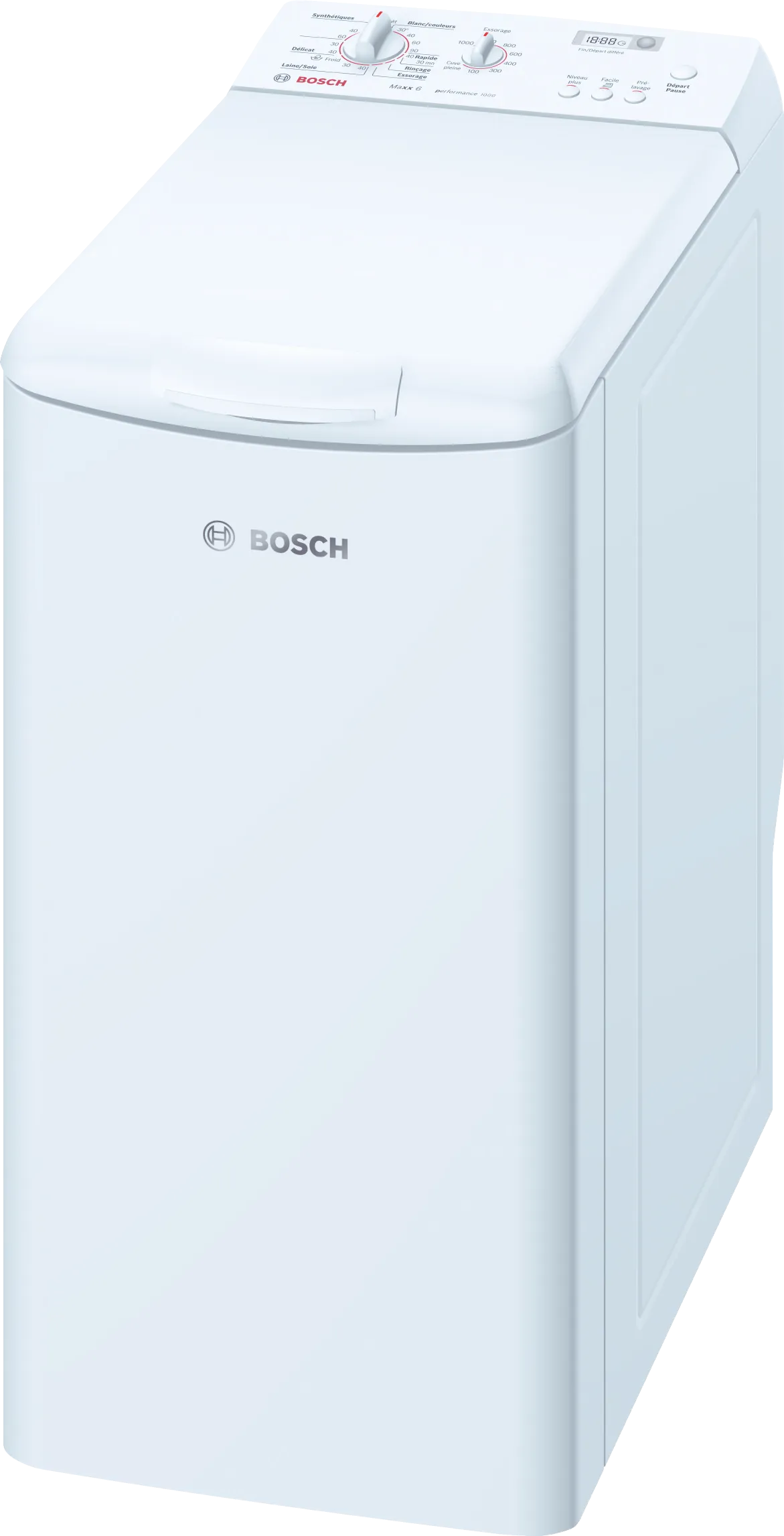  washing machine, toploader 40 cm, 40 cm, 5.5 kg 1000 rpm