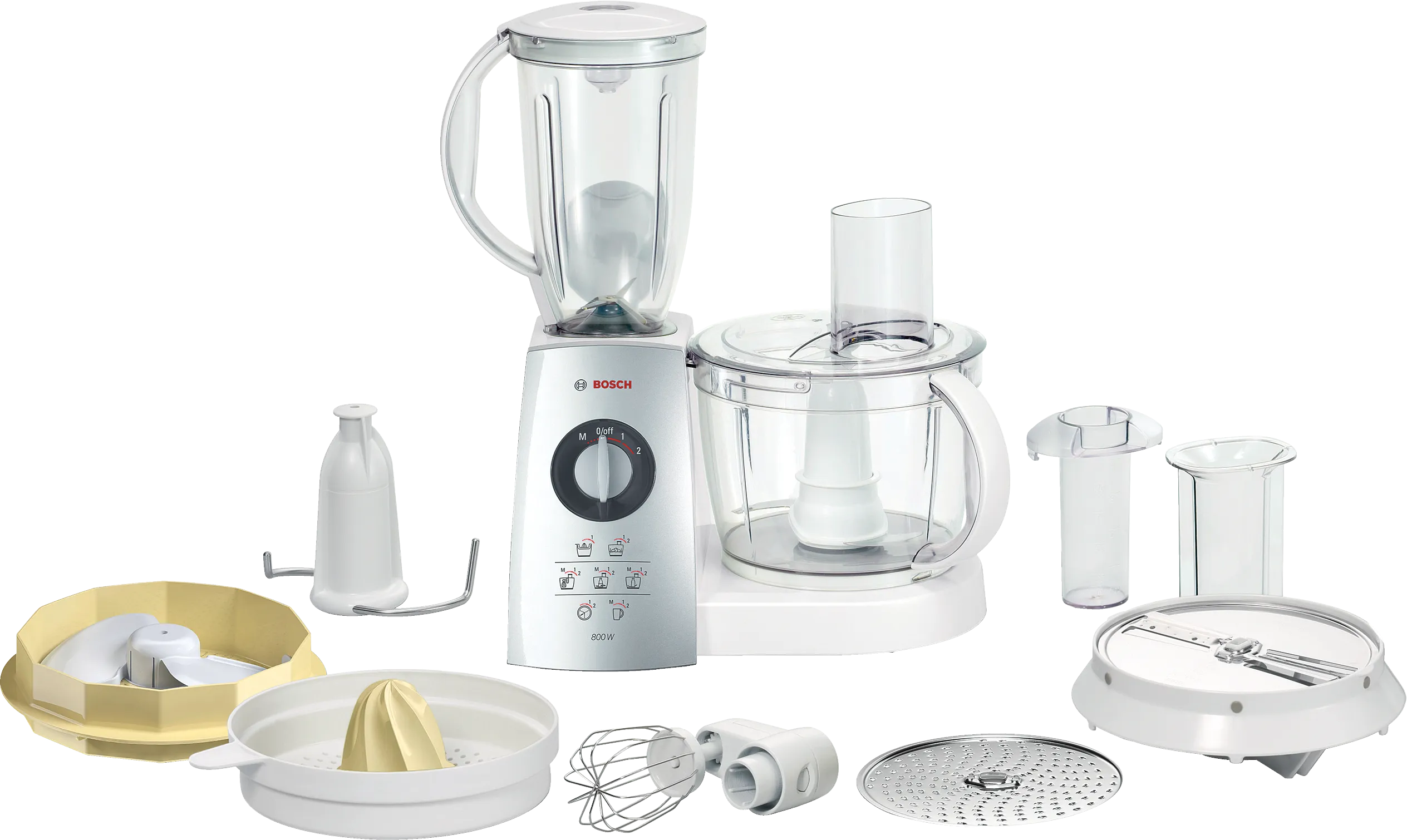  Food processor 800 W White, grey