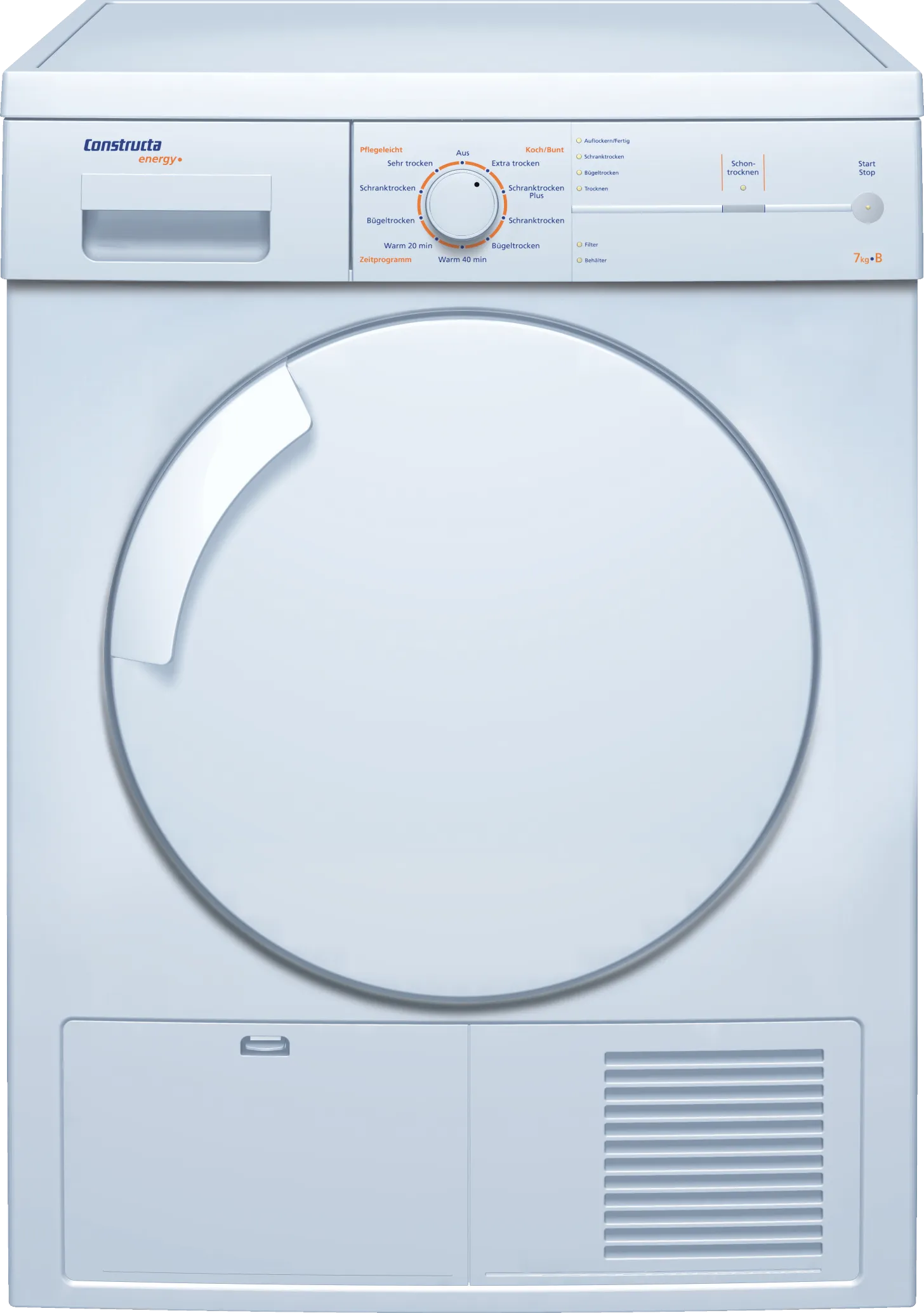  condenser tumble dryer 7 kg White