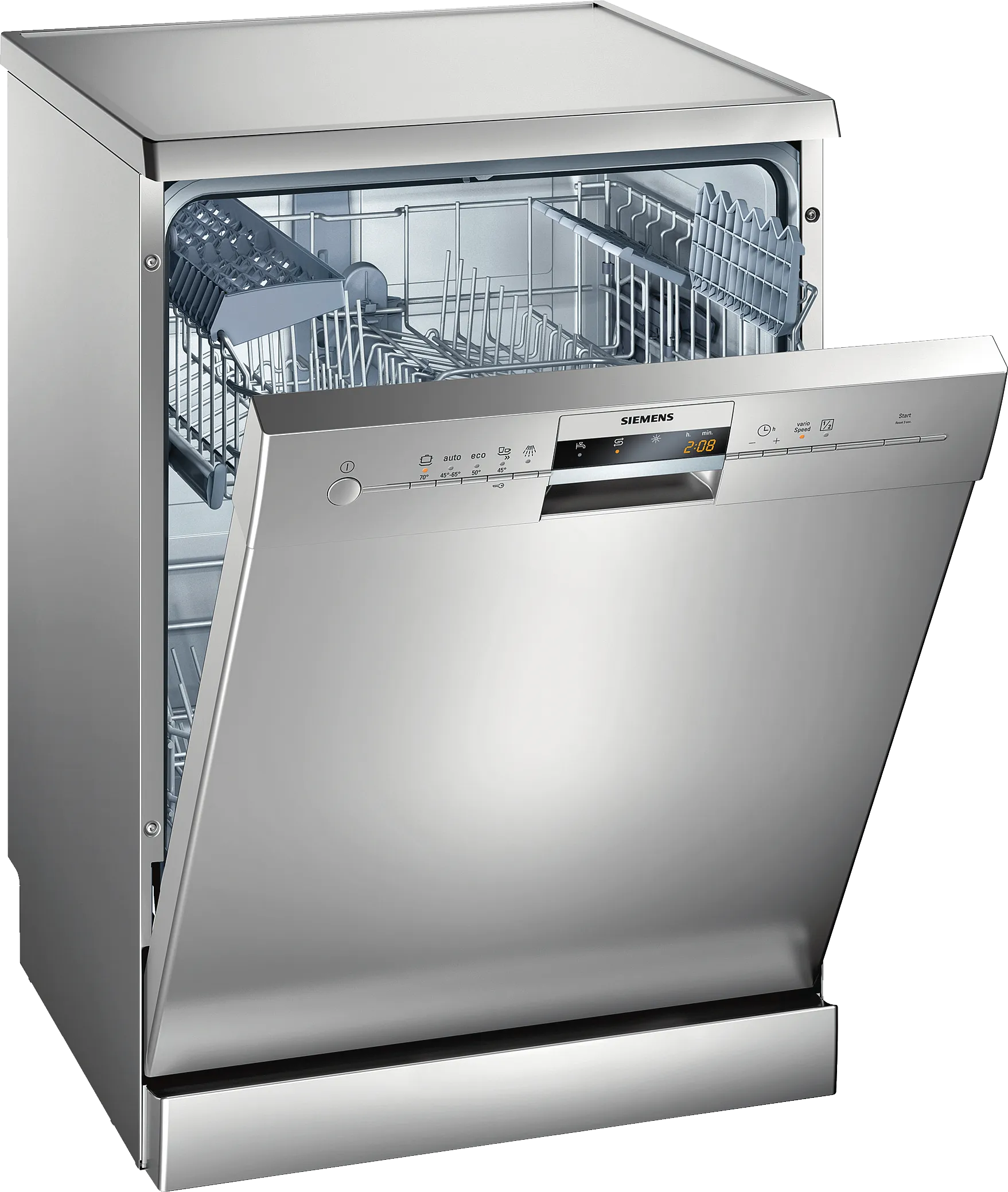 iQ500 free-standing dishwasher 60 cm Brushed steel anti-fingerprint