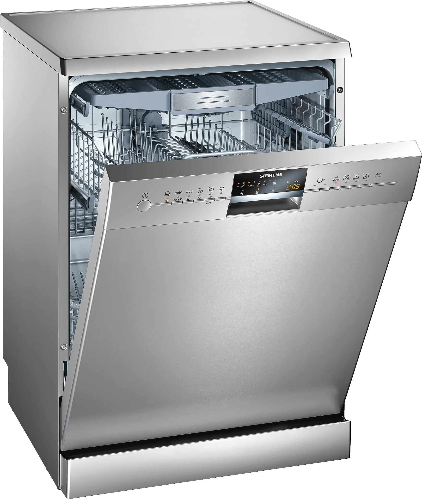  free-standing dishwasher 60 cm Brushed steel anti-fingerprint