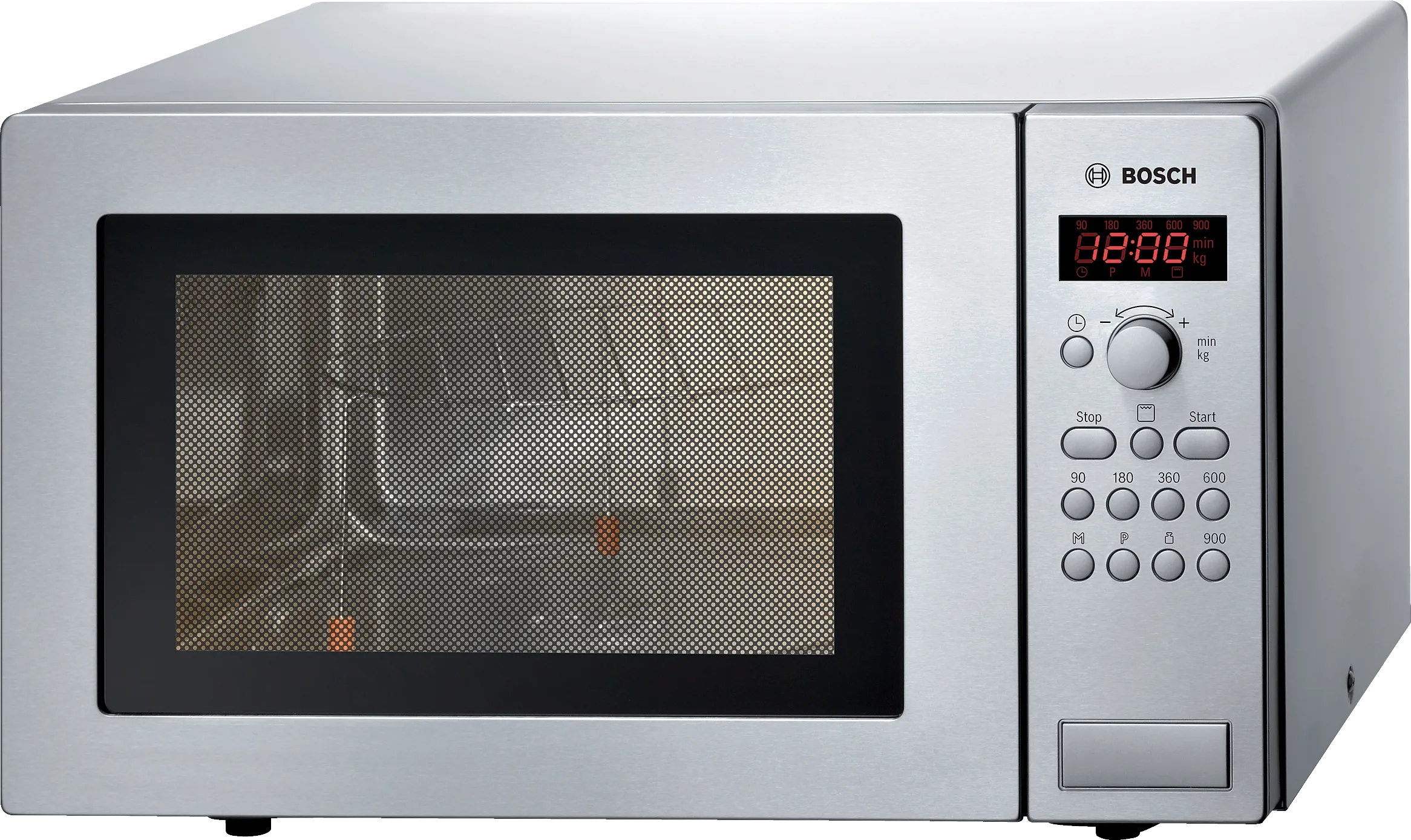 Serie | 2 free-standing microwave 51 x 30 cm Stainless steel 