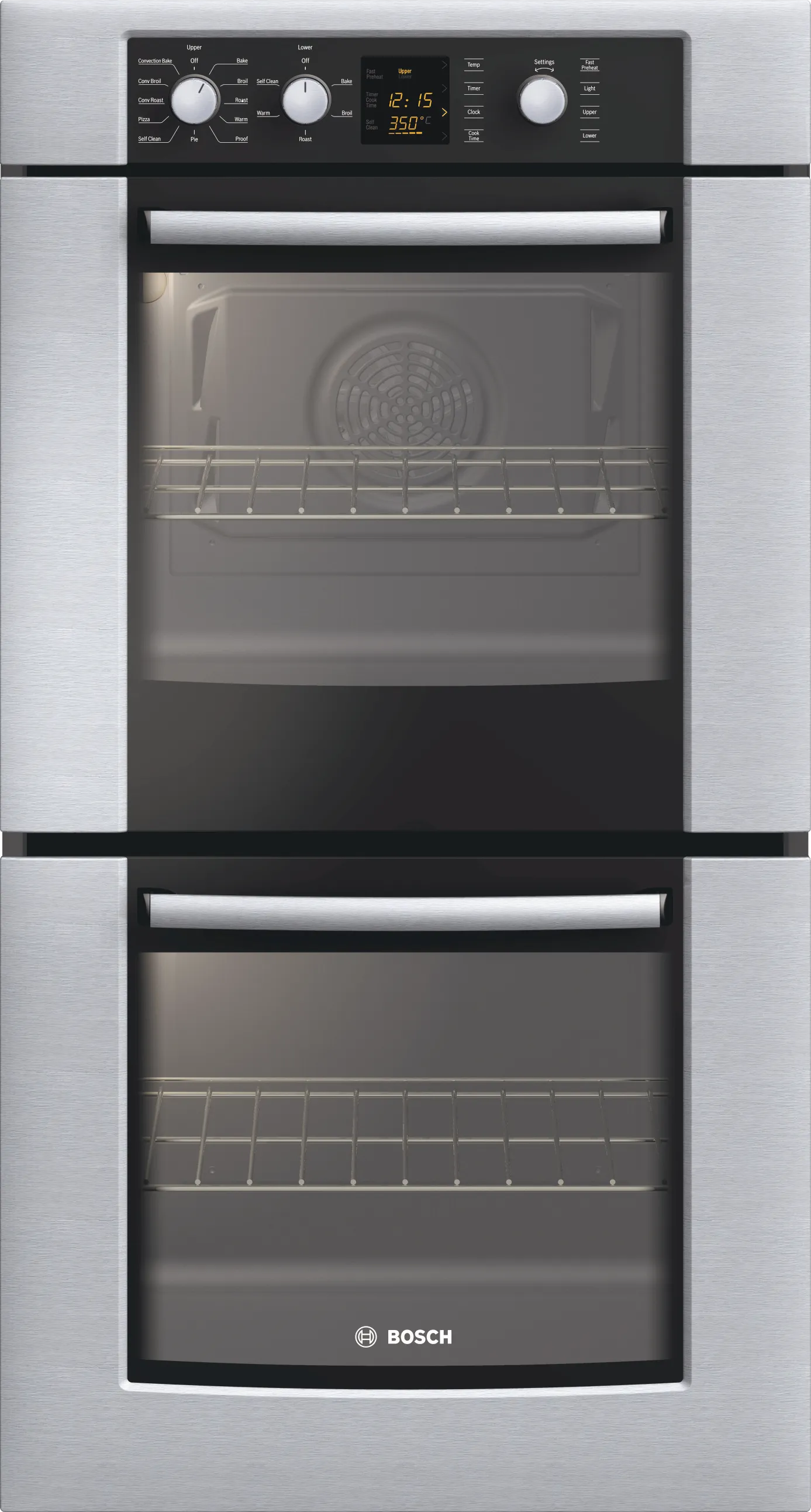 Bosch double oven black discount