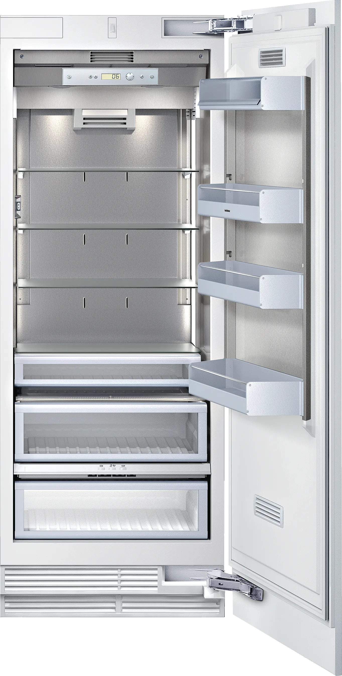 built-in fridge 213.4 x 76.2 cm