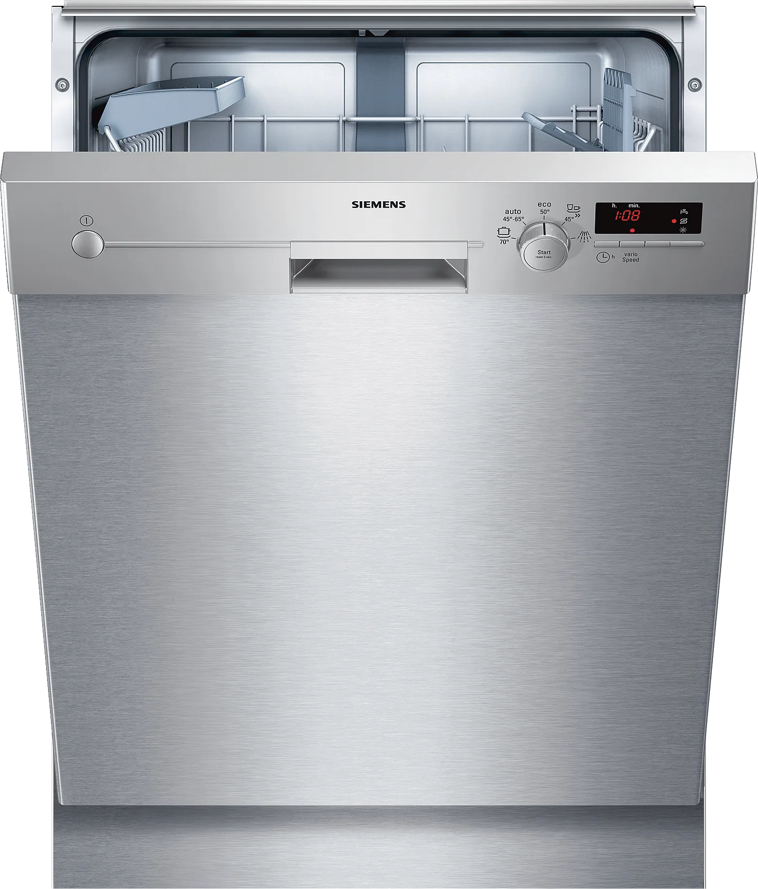  built-under dishwasher 60 cm Brushed steel anti-fingerprint