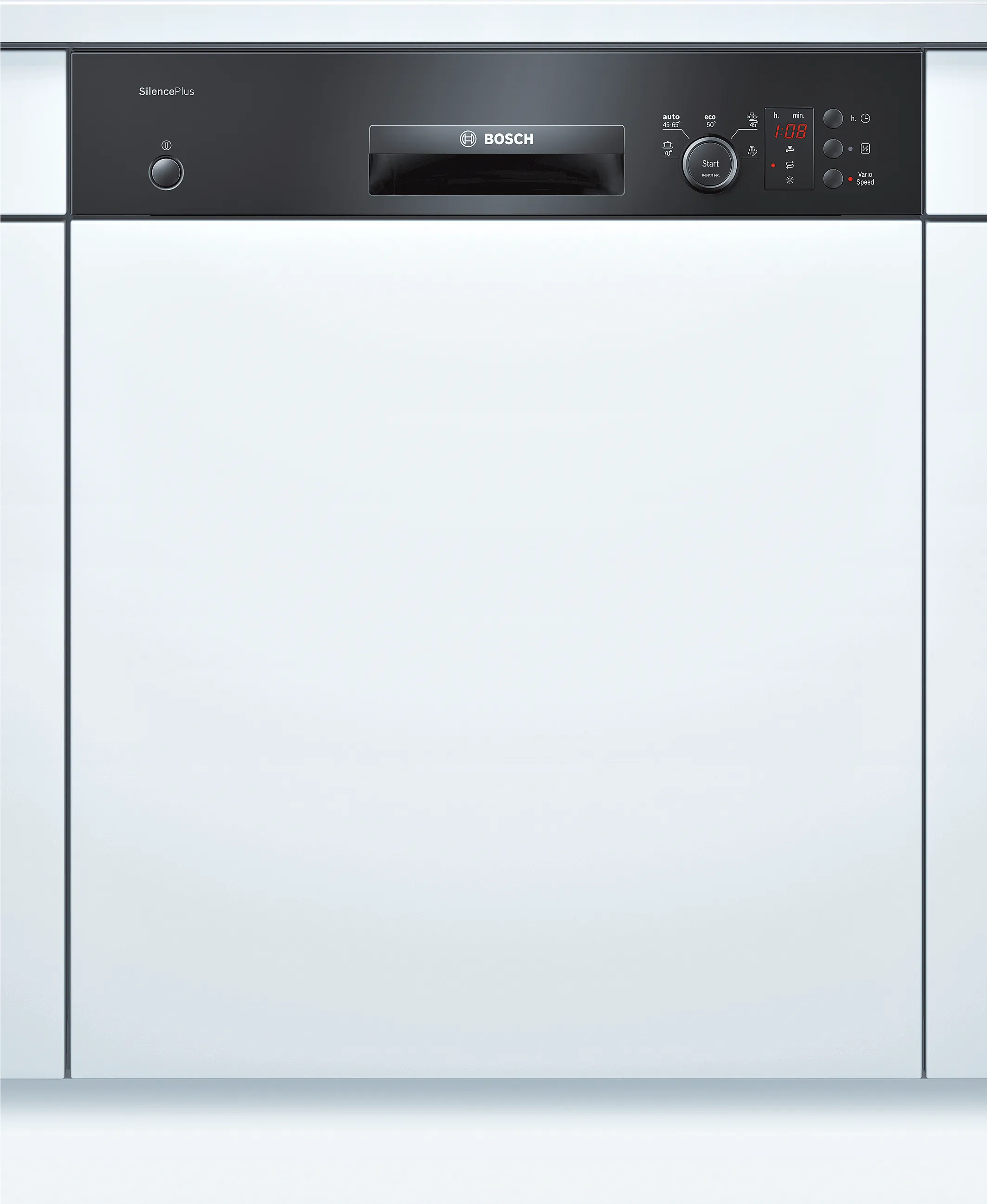 Series 4 semi-integrated dishwasher 60 cm Black