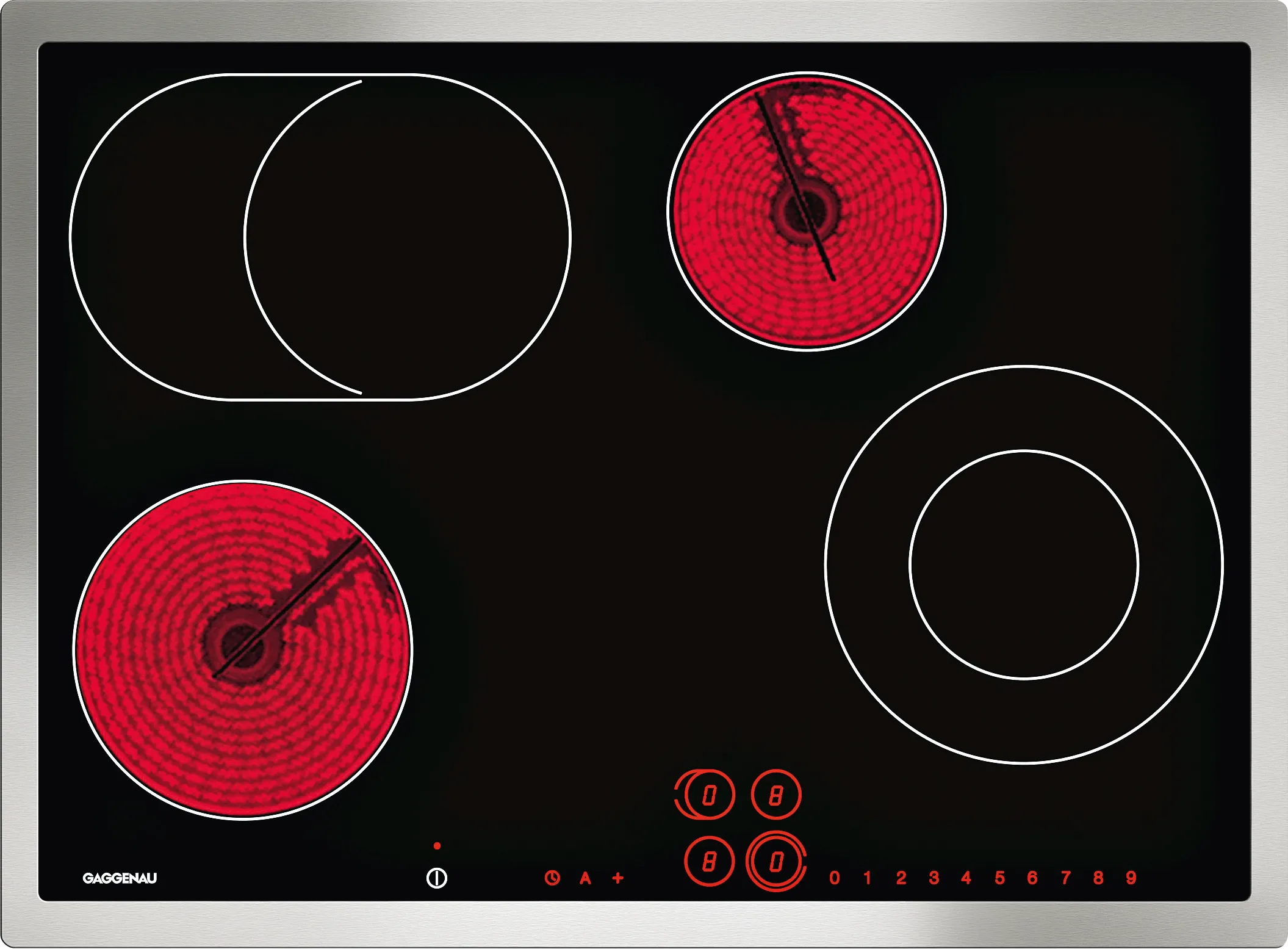 Electric hob 70 cm