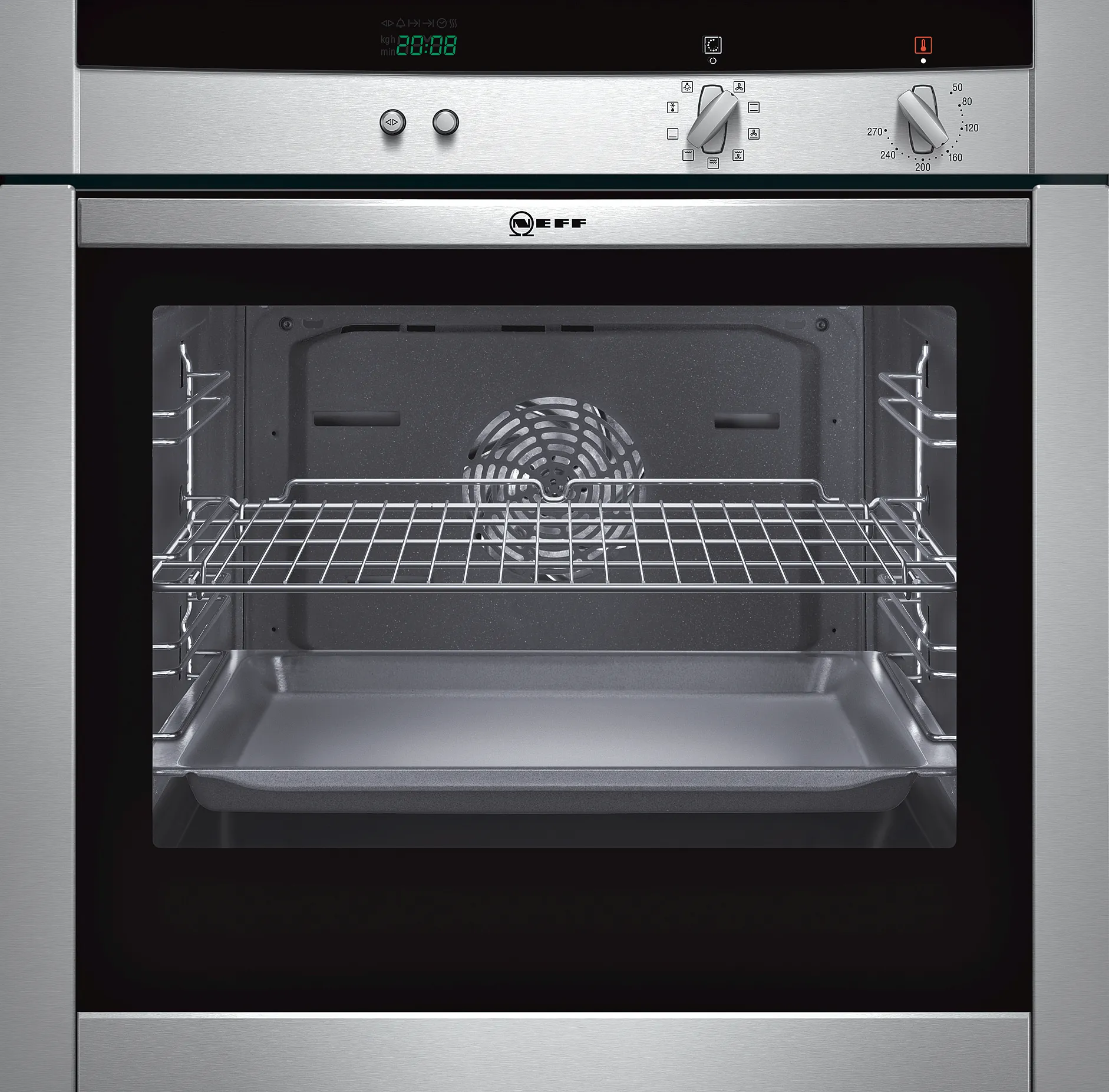 Built-in oven 60 x 60 cm Stainless steel