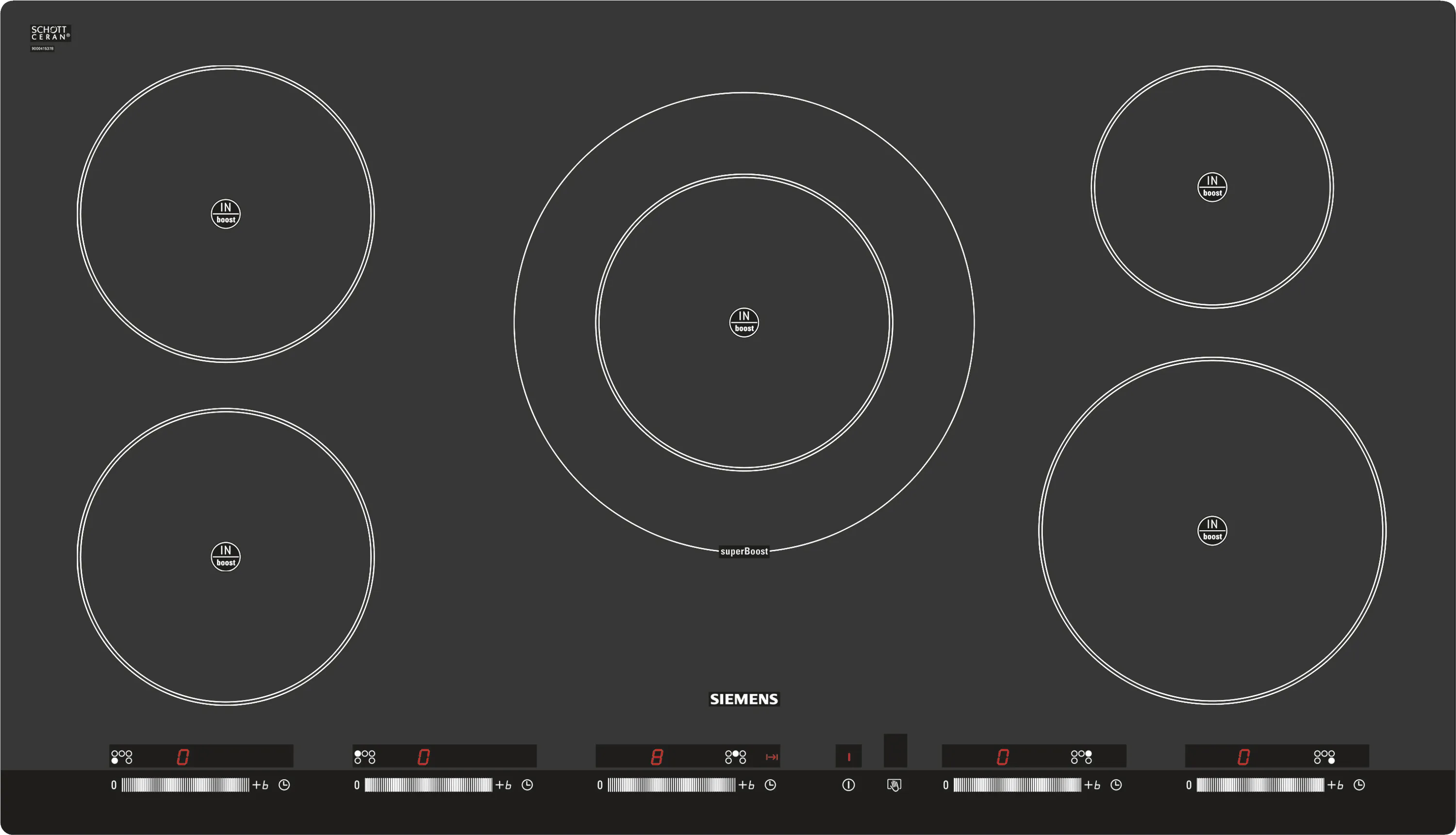 iQ300 Induction hob 90 cm flush mount