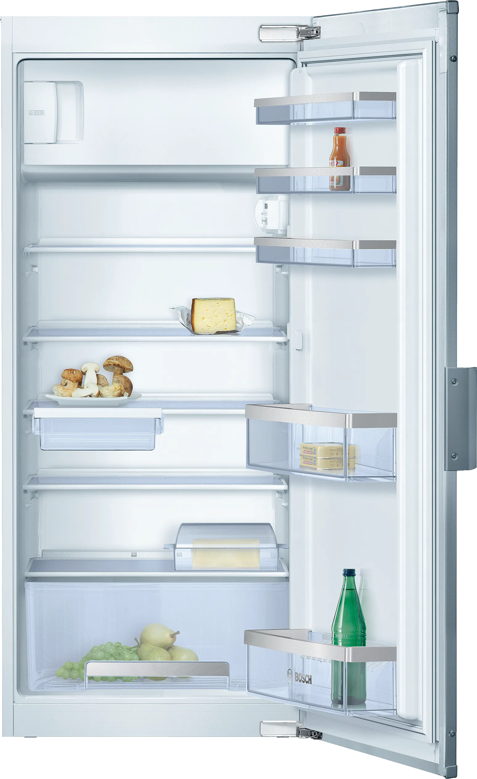 Series 4 built-in fridge with freezer section 122.5 x 56 cm flat hinge
