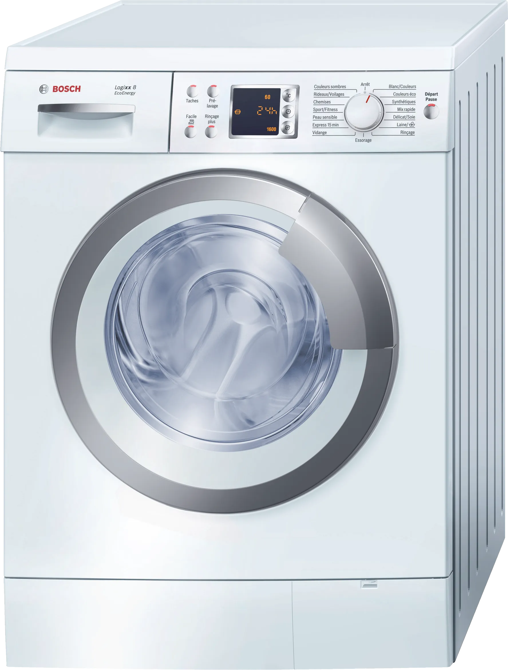 washing machine, frontloader fullsize 8 kg 1600 rpm