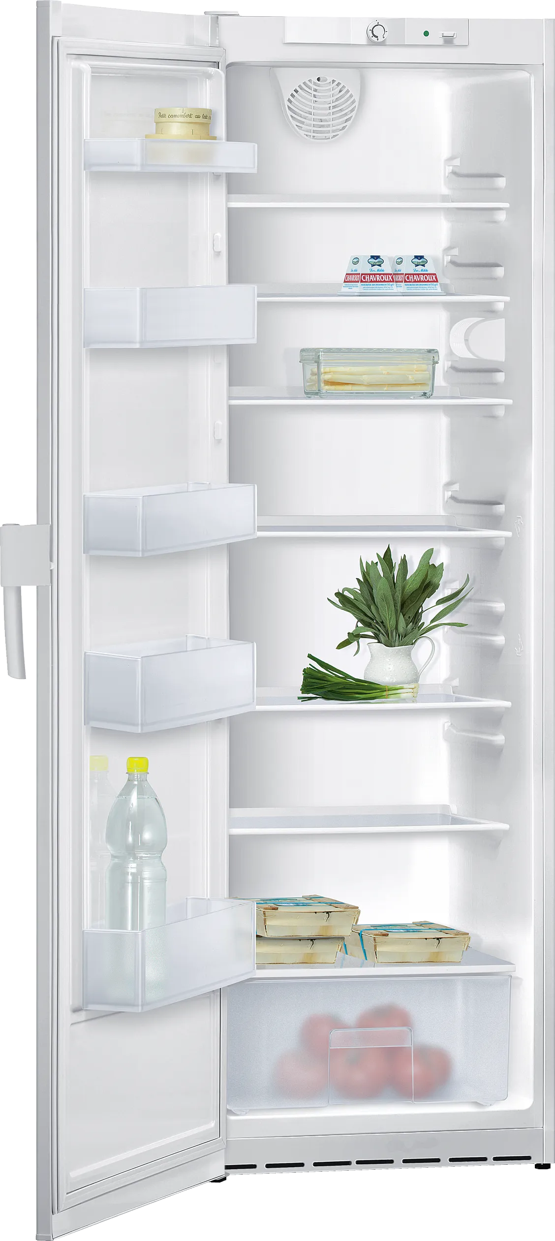  free-standing fridge 186 x 60 cm White