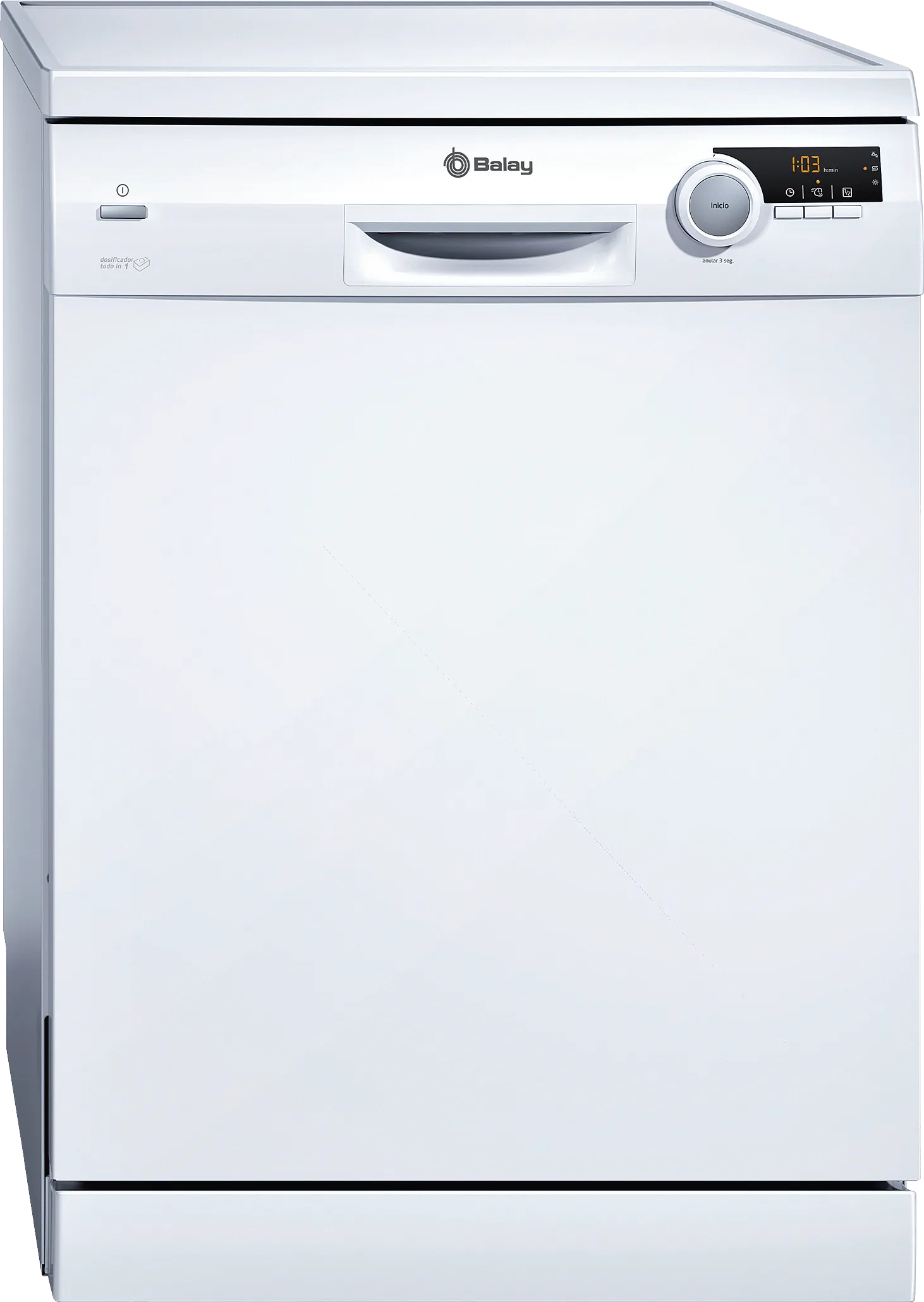  free-standing dishwasher 60 cm White