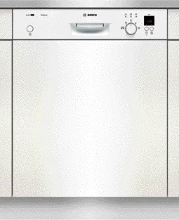  semi-integrated dishwasher 60 cm White