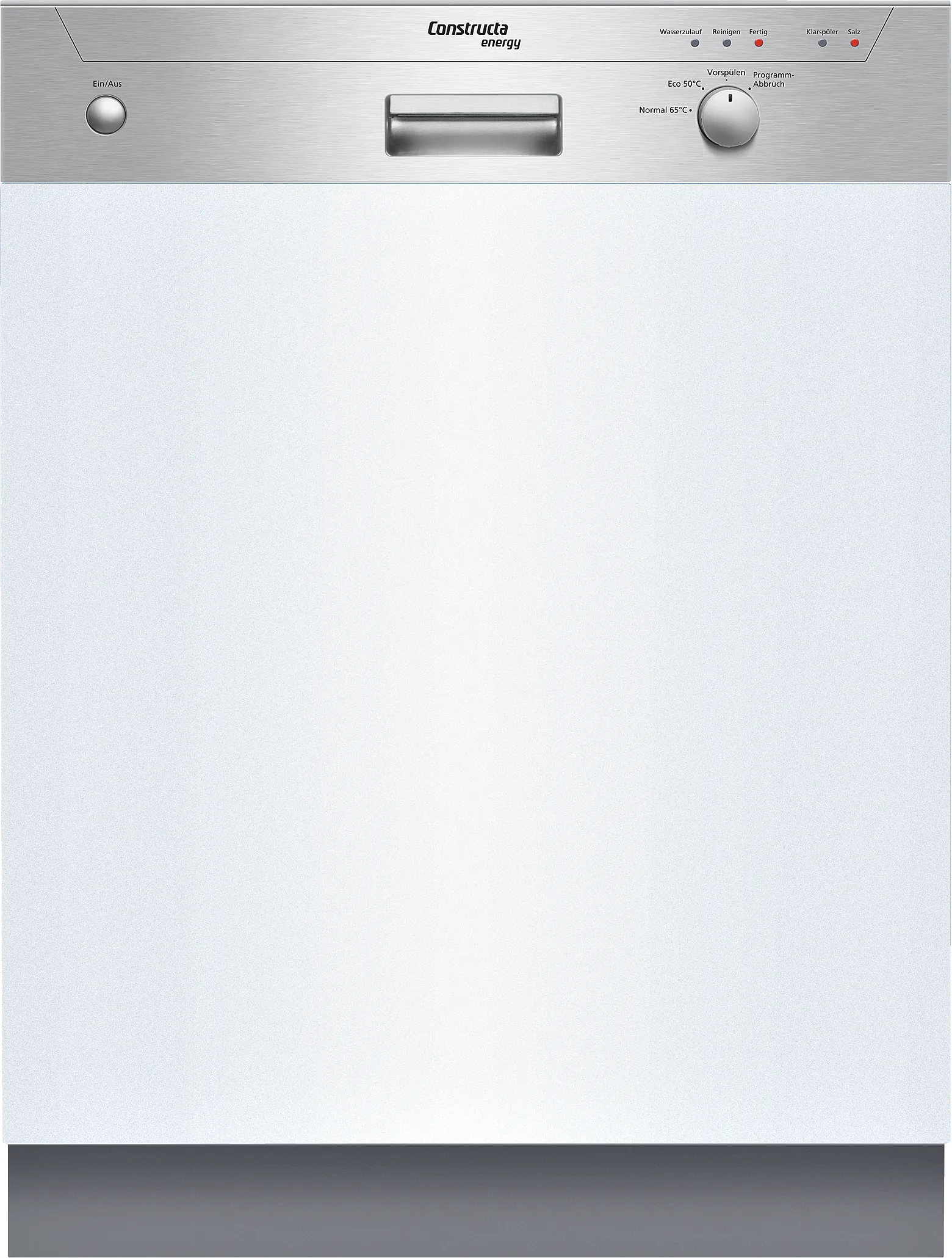  semi-integrated dishwasher 60 cm Brushed steel