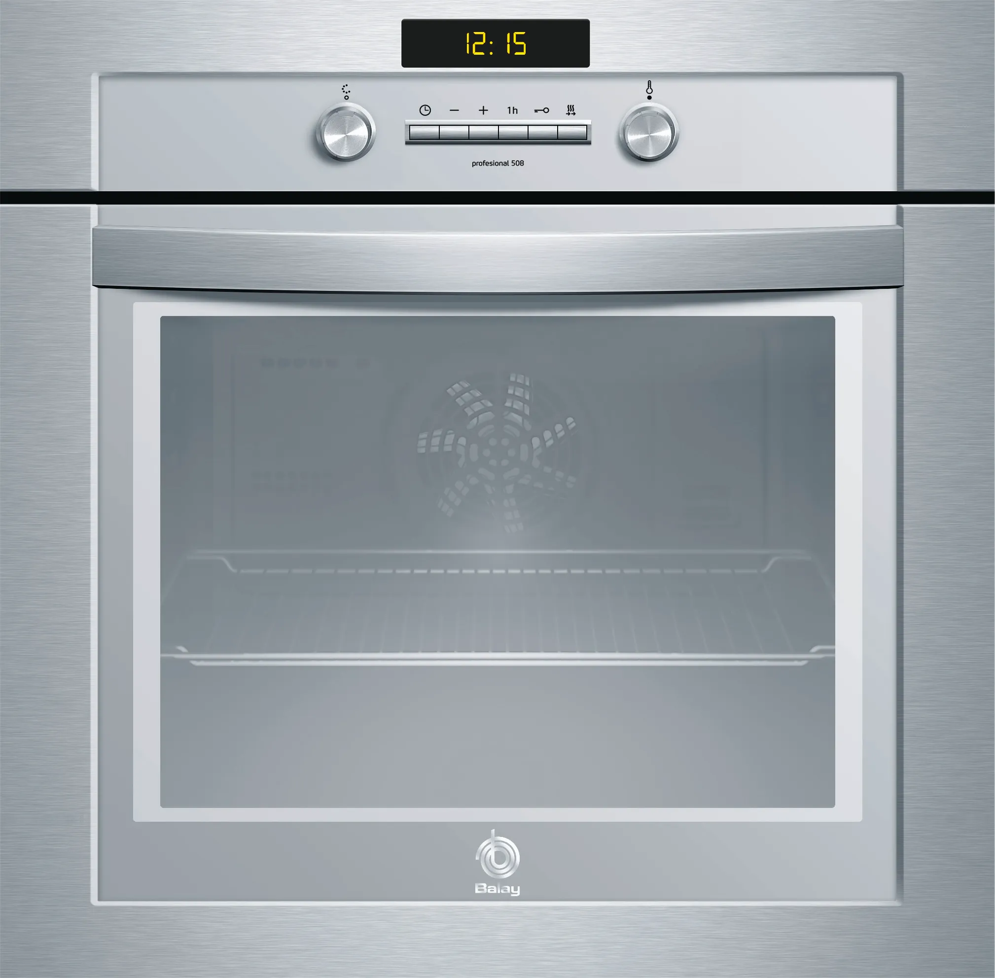 Built-in oven 60 x 60 cm Cristal black - stainlesss steel