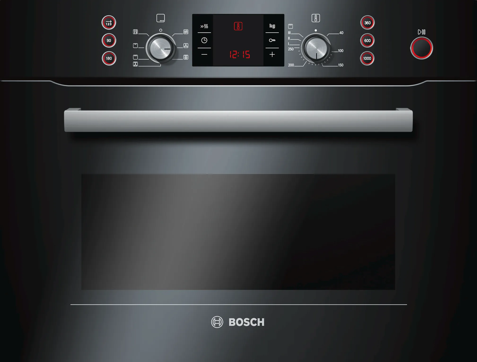 Series 8 Built-in compact oven with microwave function 60 x 45 cm Black