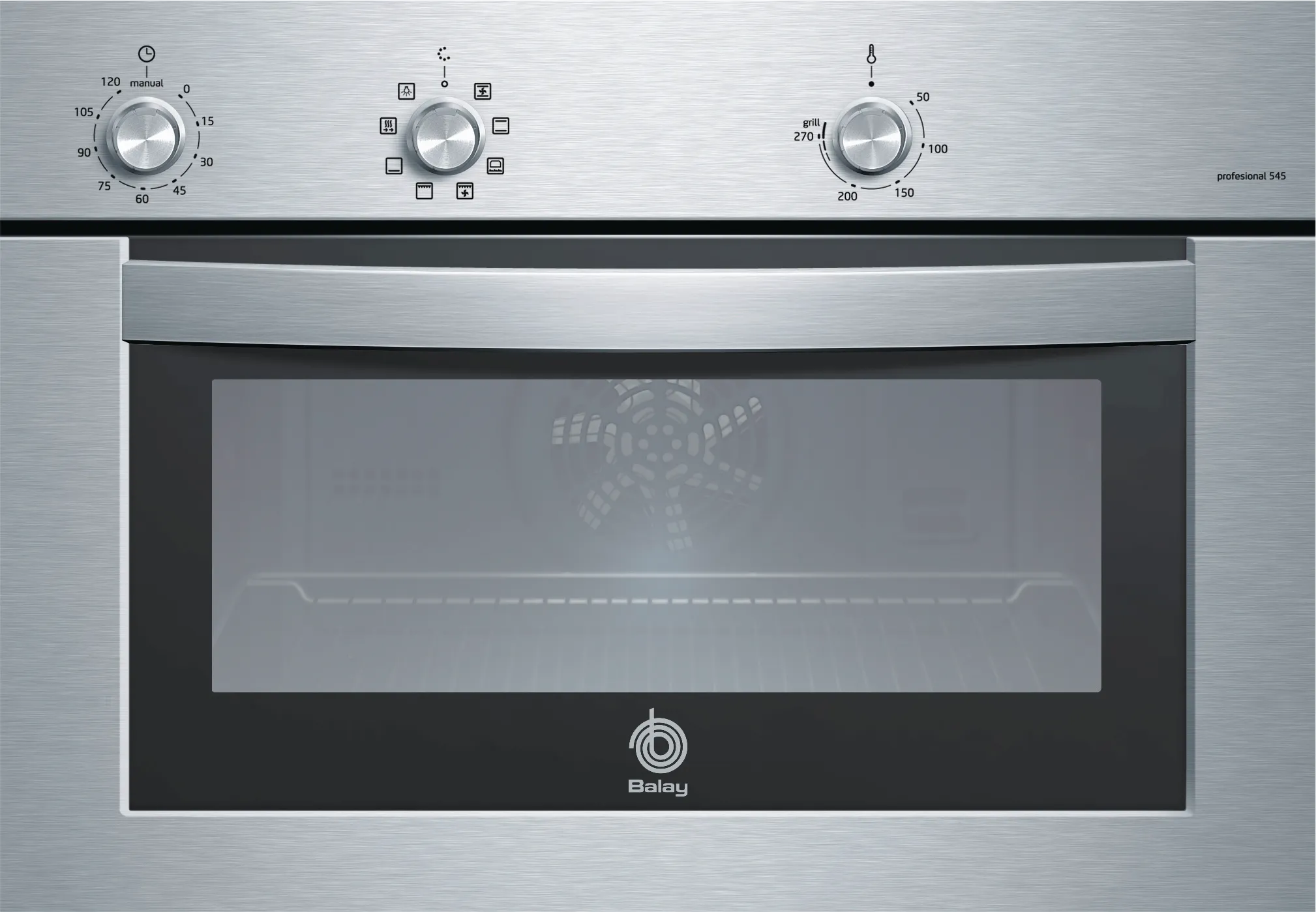  Built-in compact oven 59 x 41 cm Stainless steel