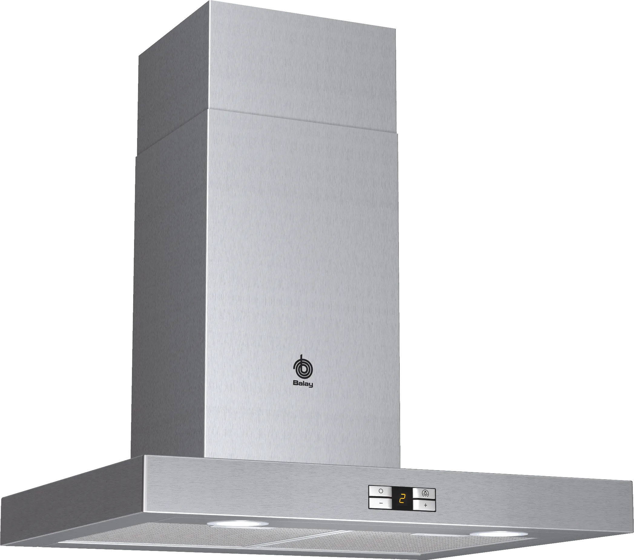 wall-mounted cooker hood, box design 60 cm Stainless steel