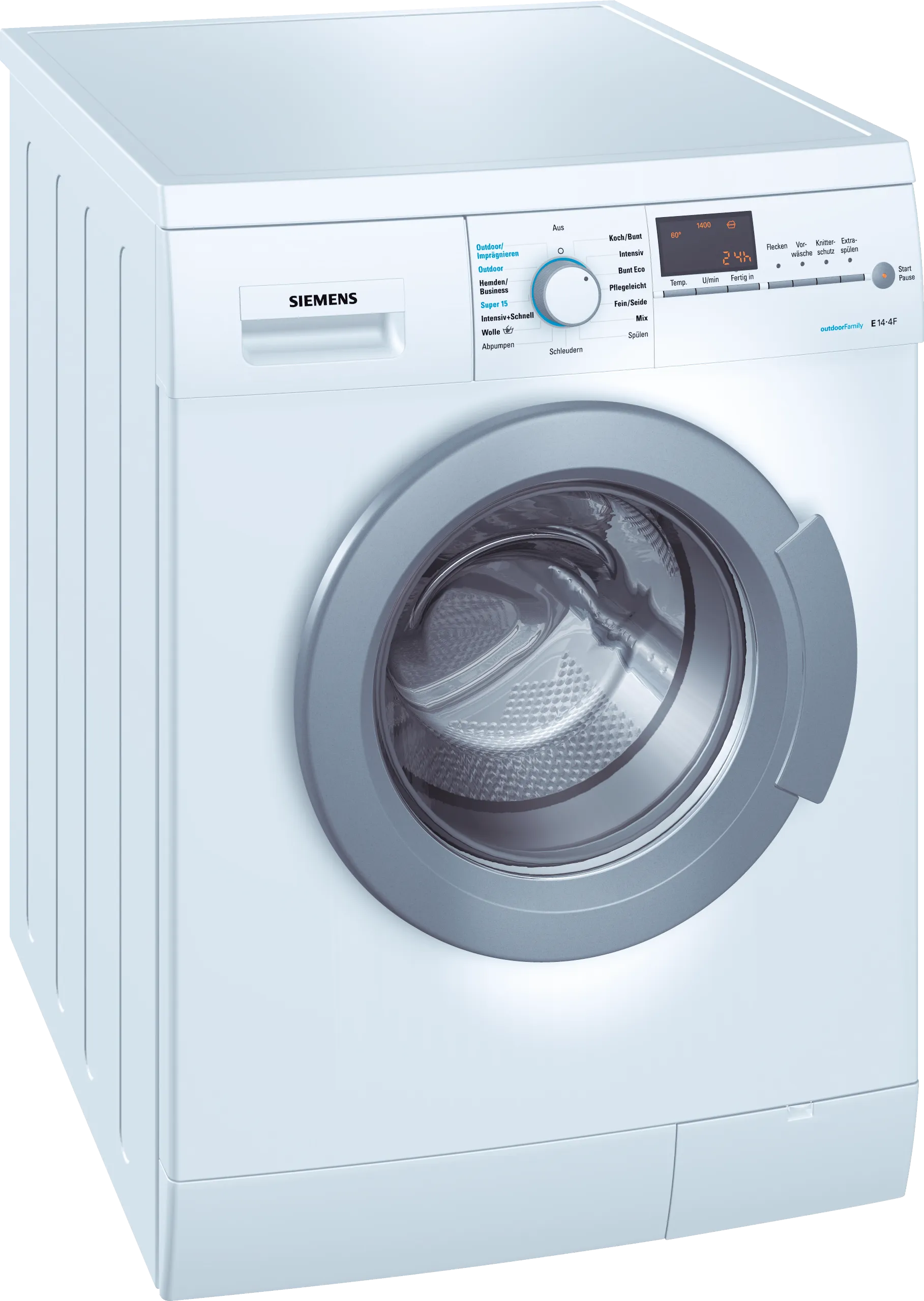 washing machine, frontloader fullsize 7 kg 1400 rpm, White