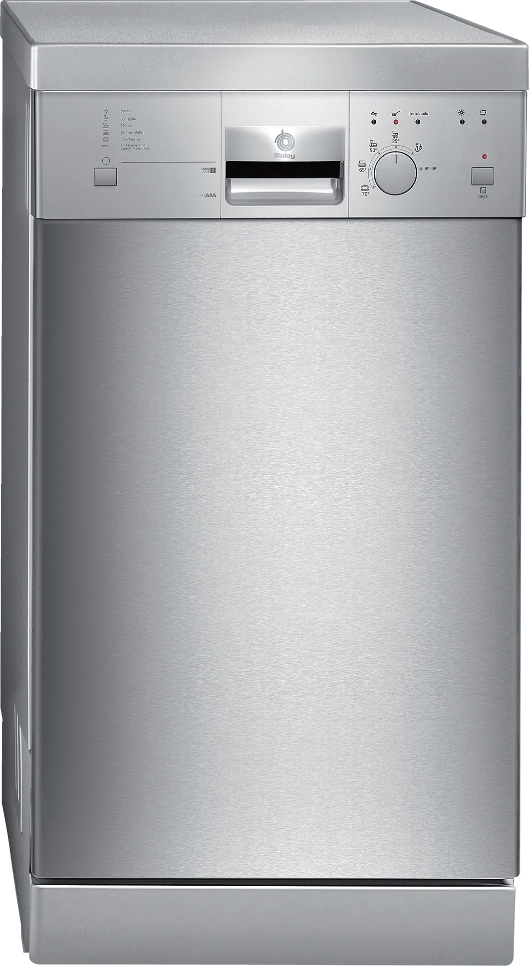  free-standing dishwasher 45 cm Brushed steel anti-fingerprint