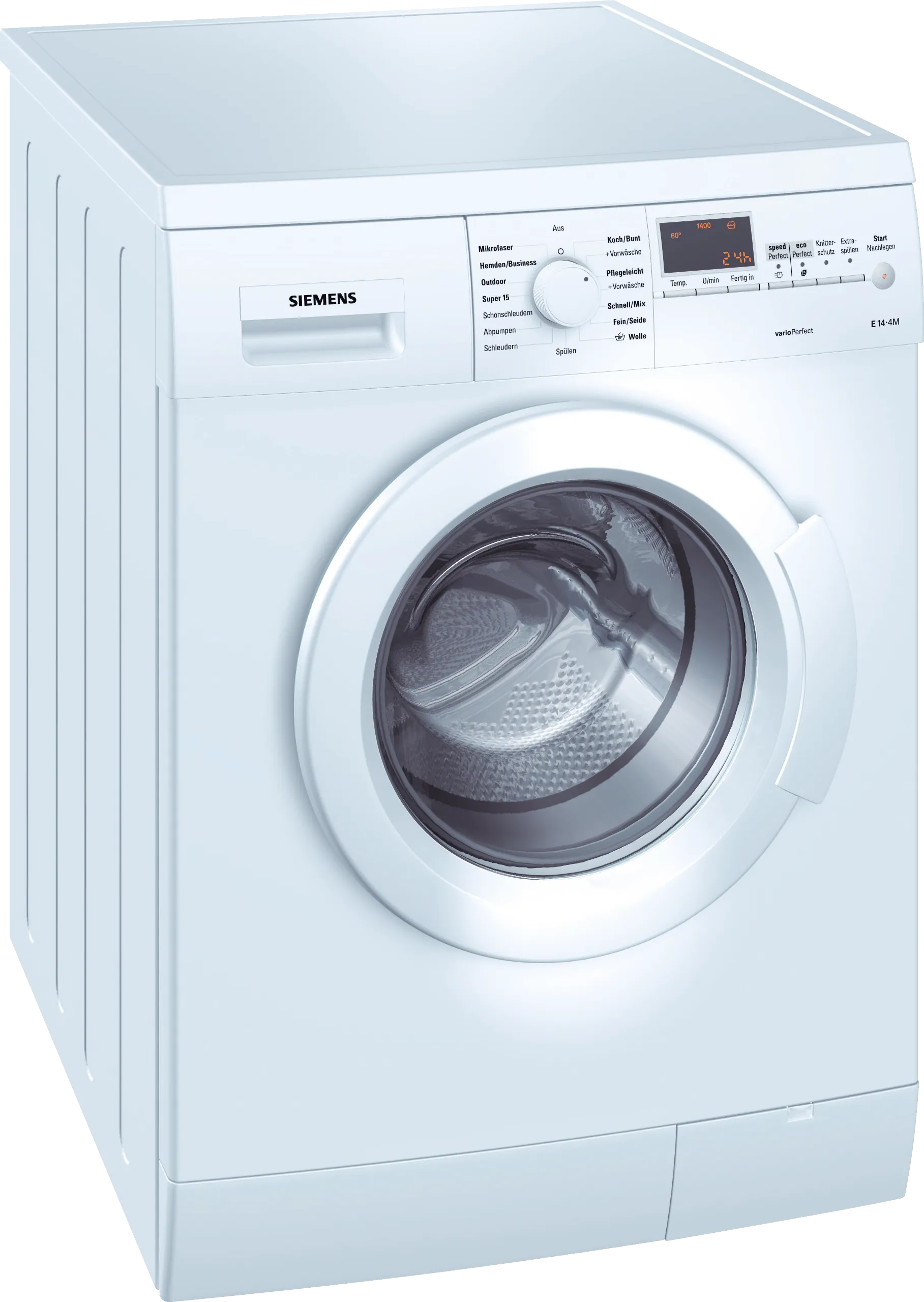 WM14E4M3 Washing Machine Frontloader Fullsize Siemens Hausger te DE WM14E4M3 Washing Machine Frontloader Fullsize Siemens Hausger te DE