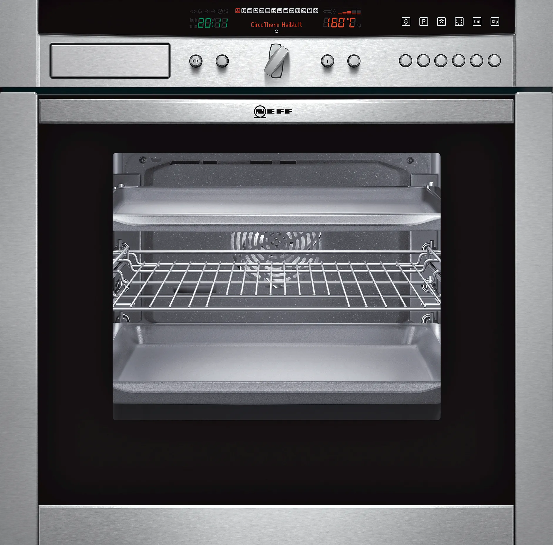  Horno con vapor 60 x 60 cm Acero inoxidable