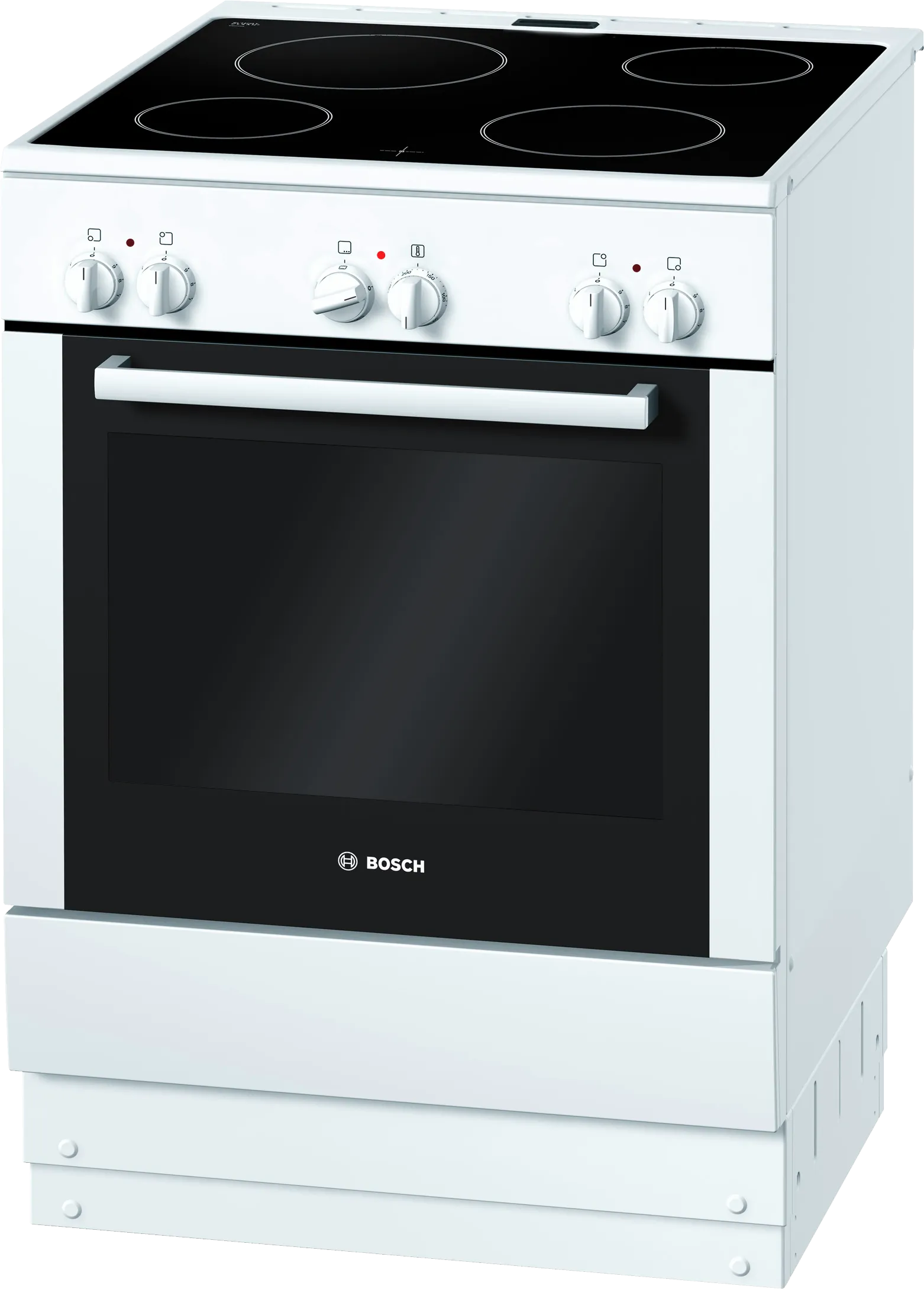 Freestanding electric cooker White