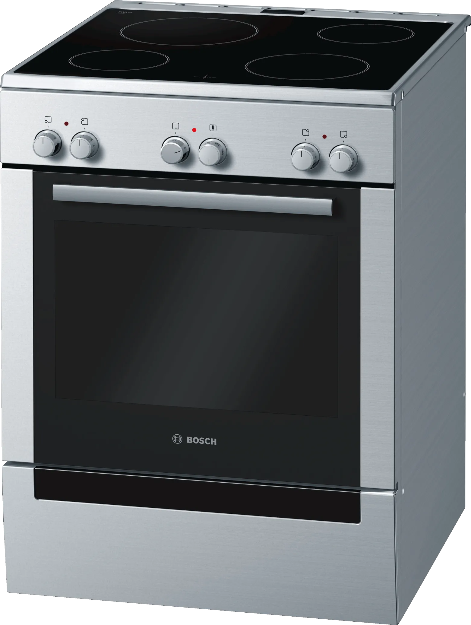 Freestanding electric cooker Stainless steel