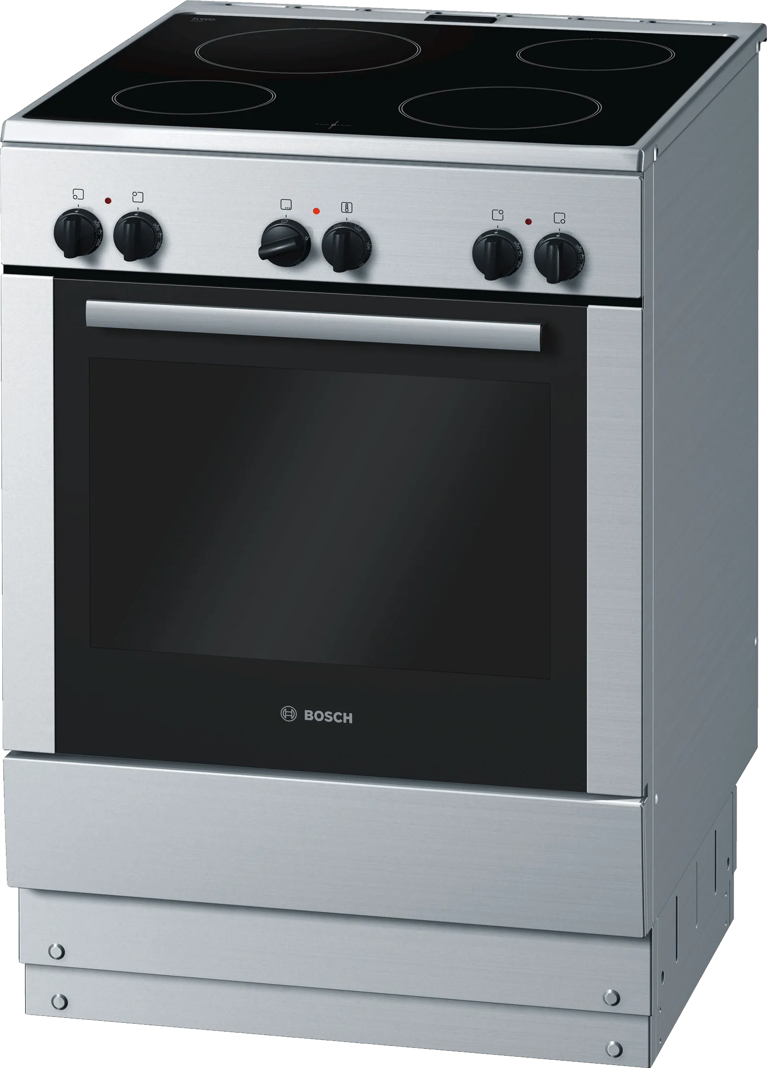 Freestanding electric cooker Stainless steel