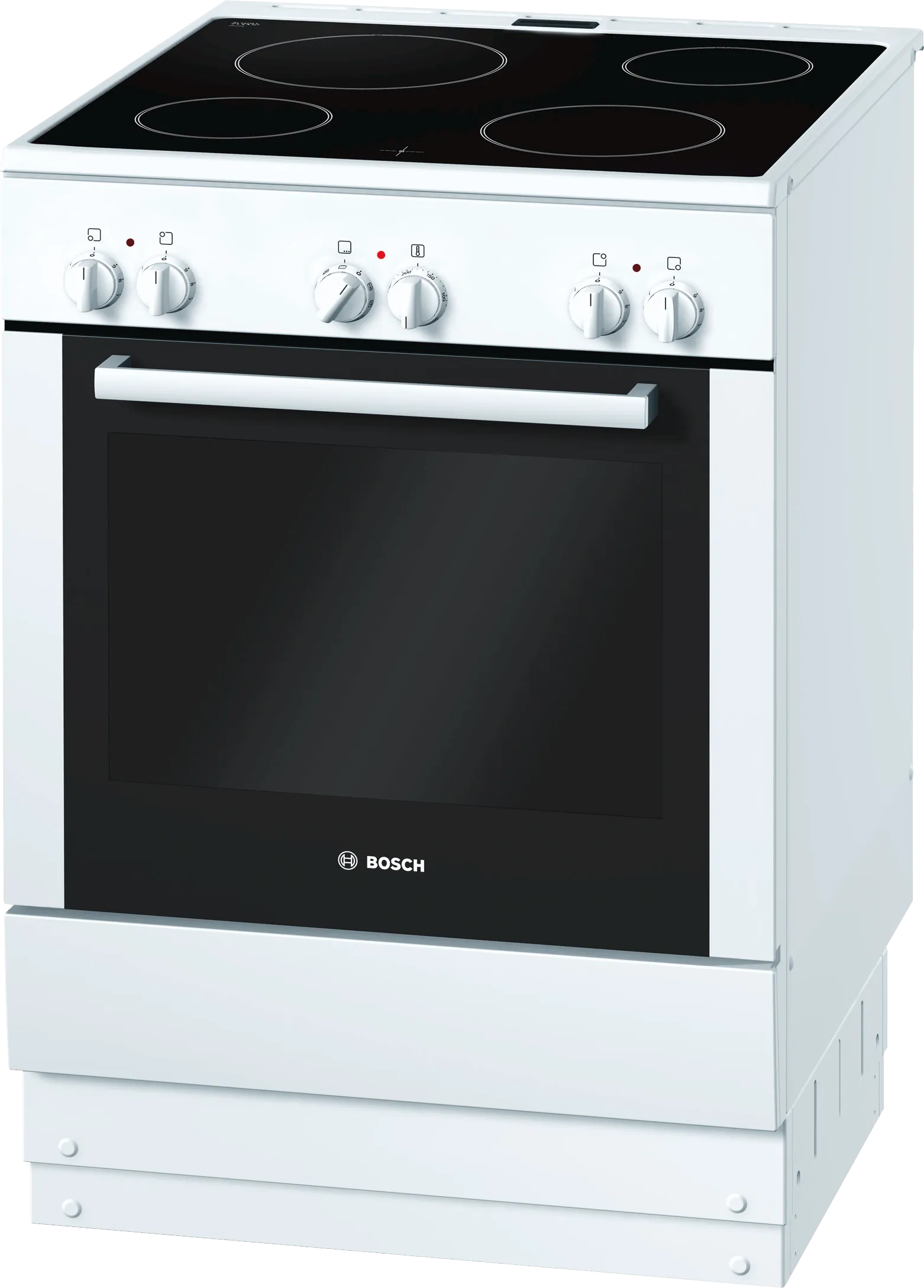 Freestanding electric cooker White