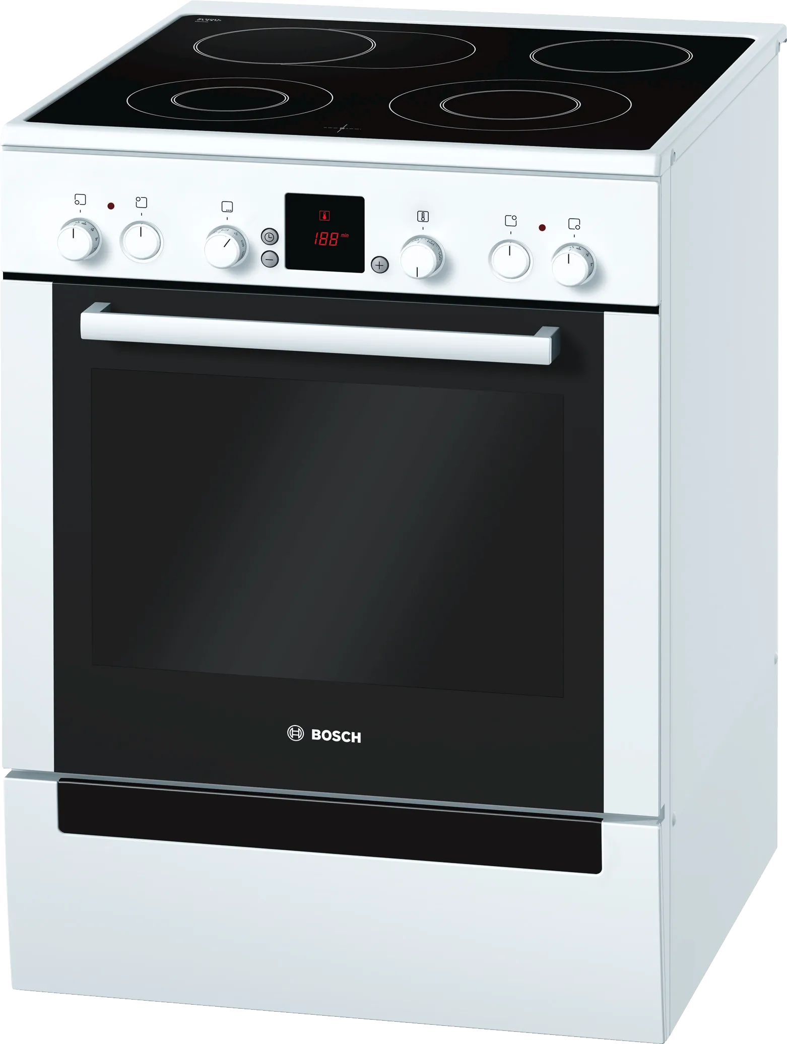 Series 4 Freestanding electric cooker White