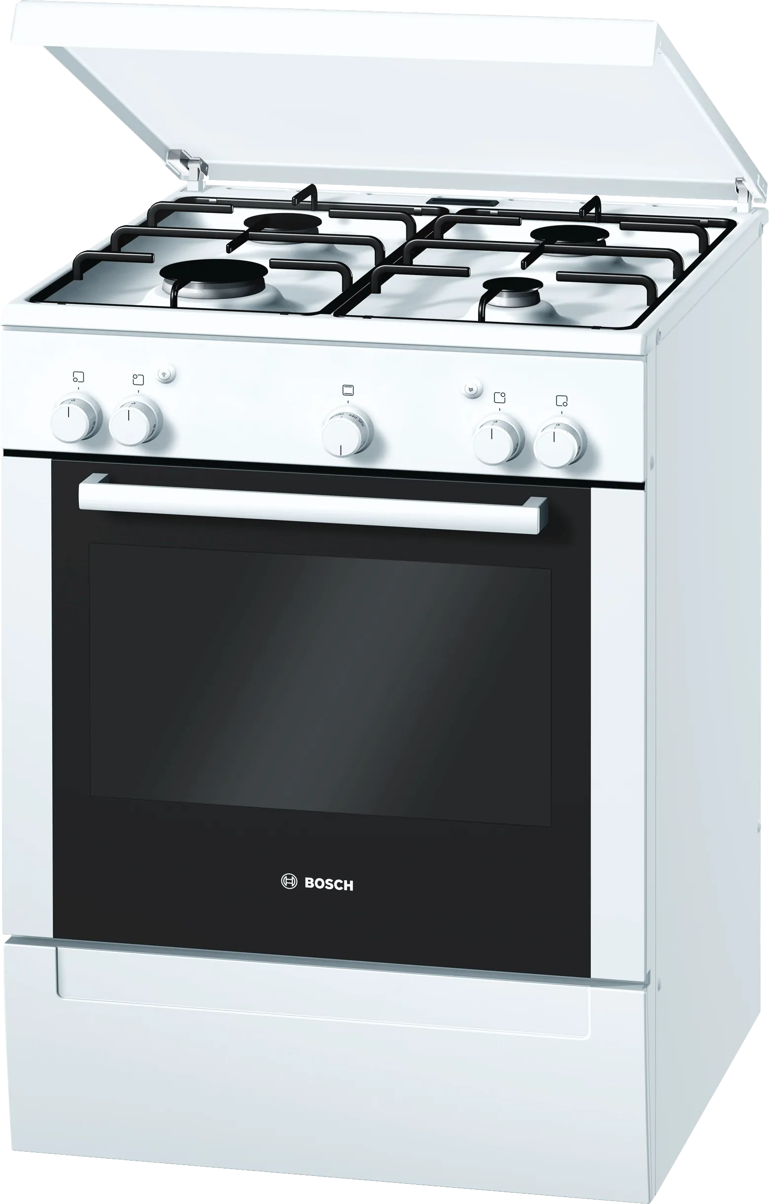  Freestanding gas cooker White