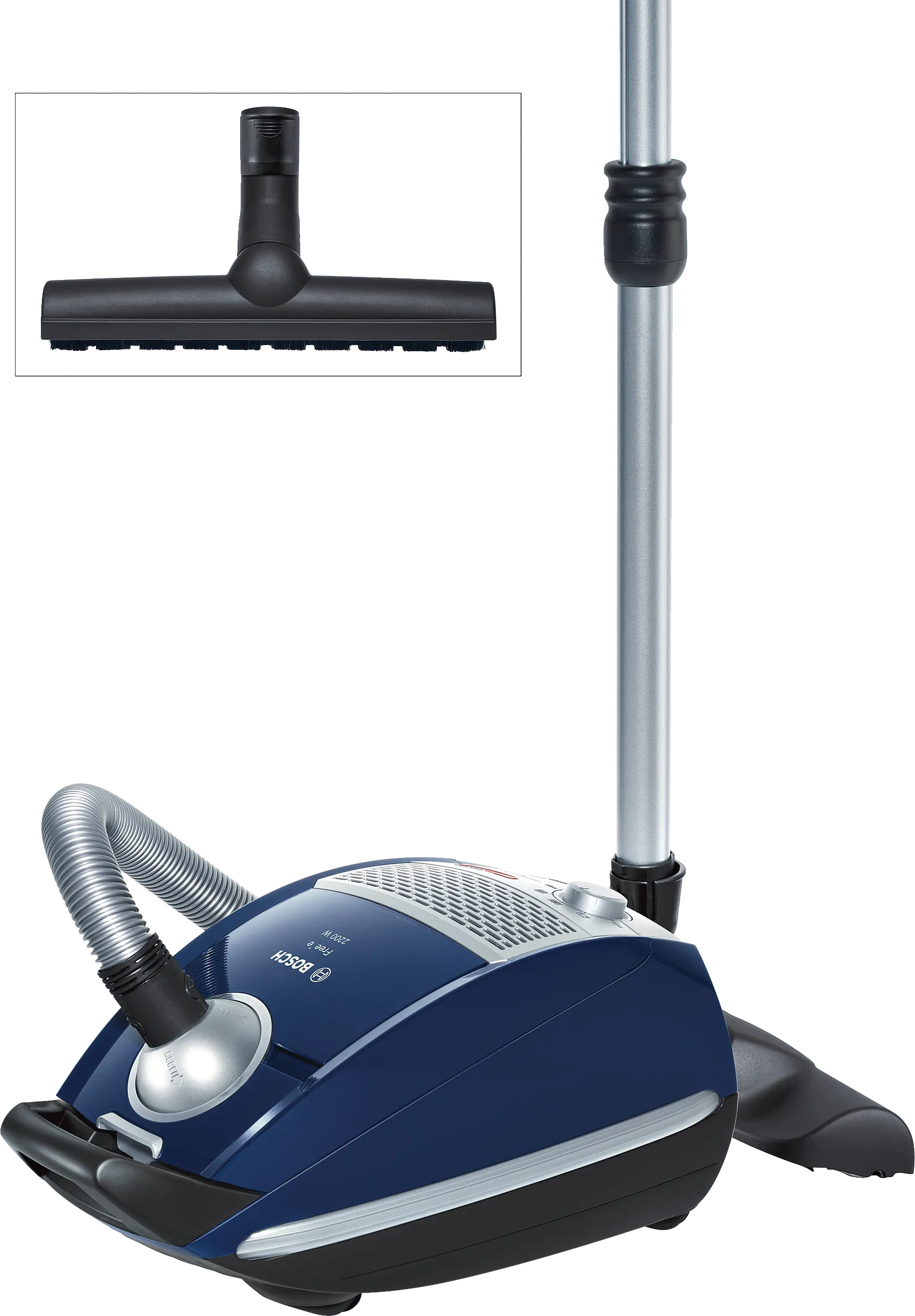 Bagged vacuum cleaner Free'e 2200 W Blue