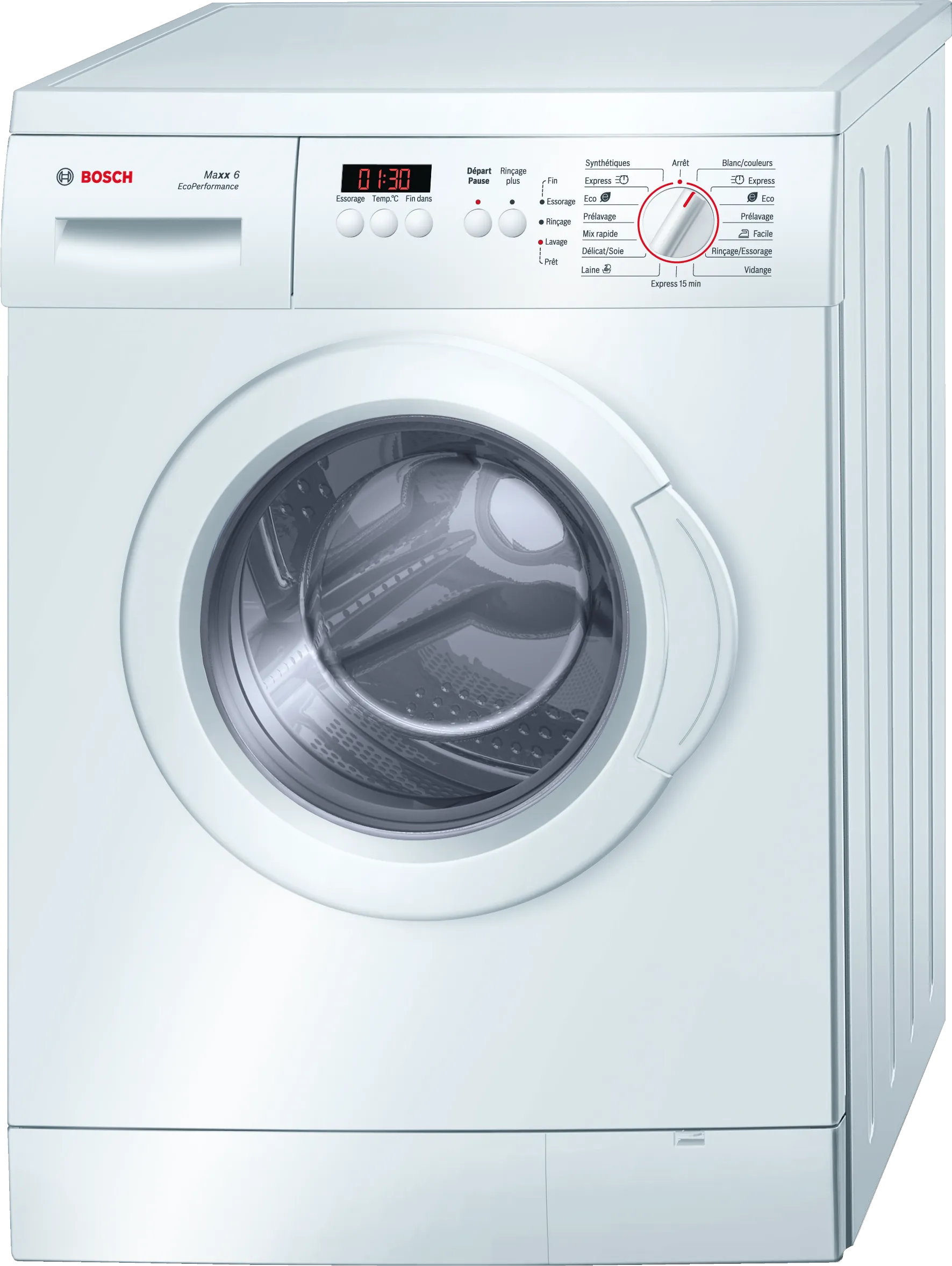  washing machine, frontloader fullsize 6 kg 1400 rpm, White