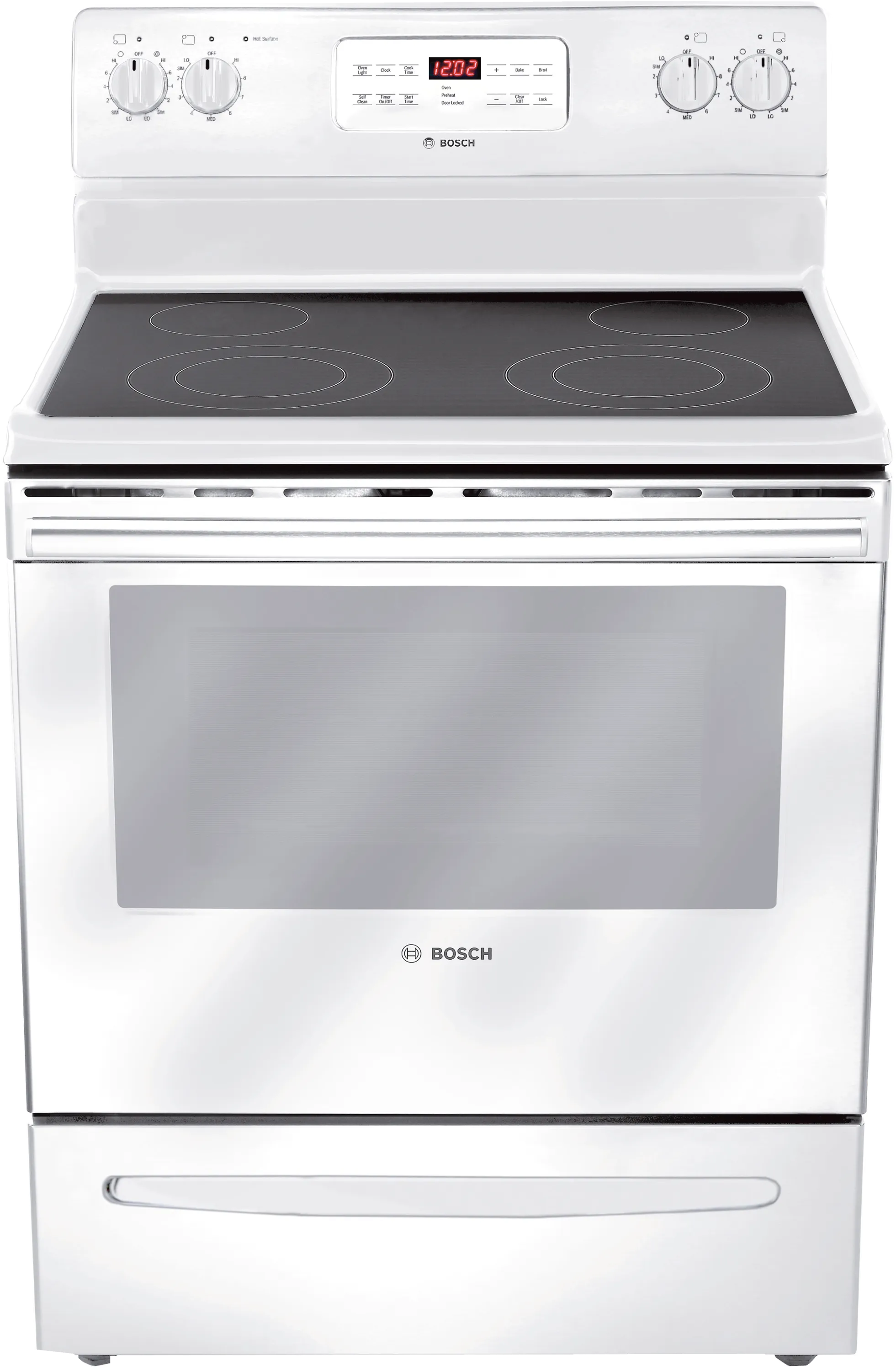 300 Series Electric Freestanding Range White