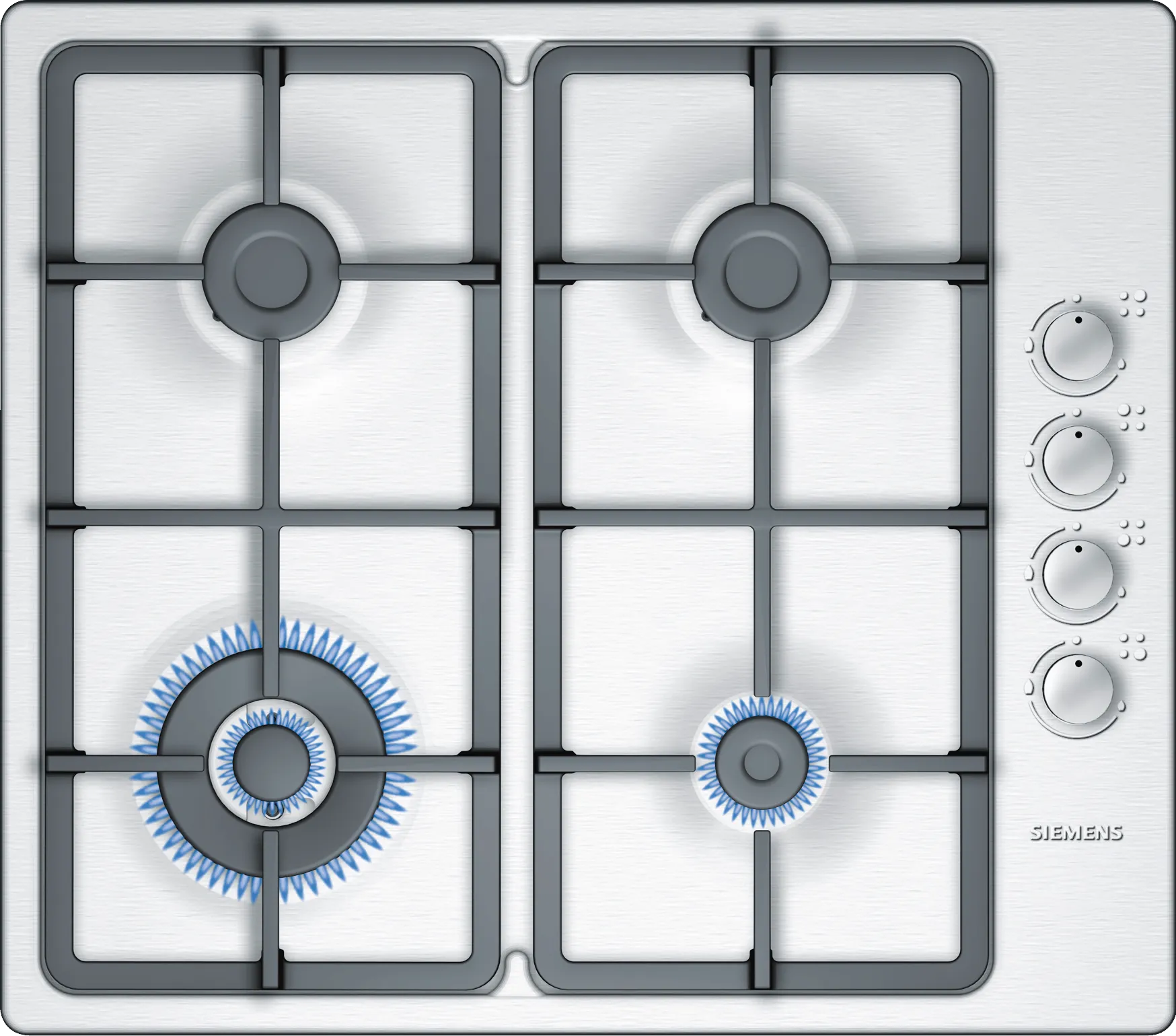 iQ100 Gas hob 60 cm Stainless steel