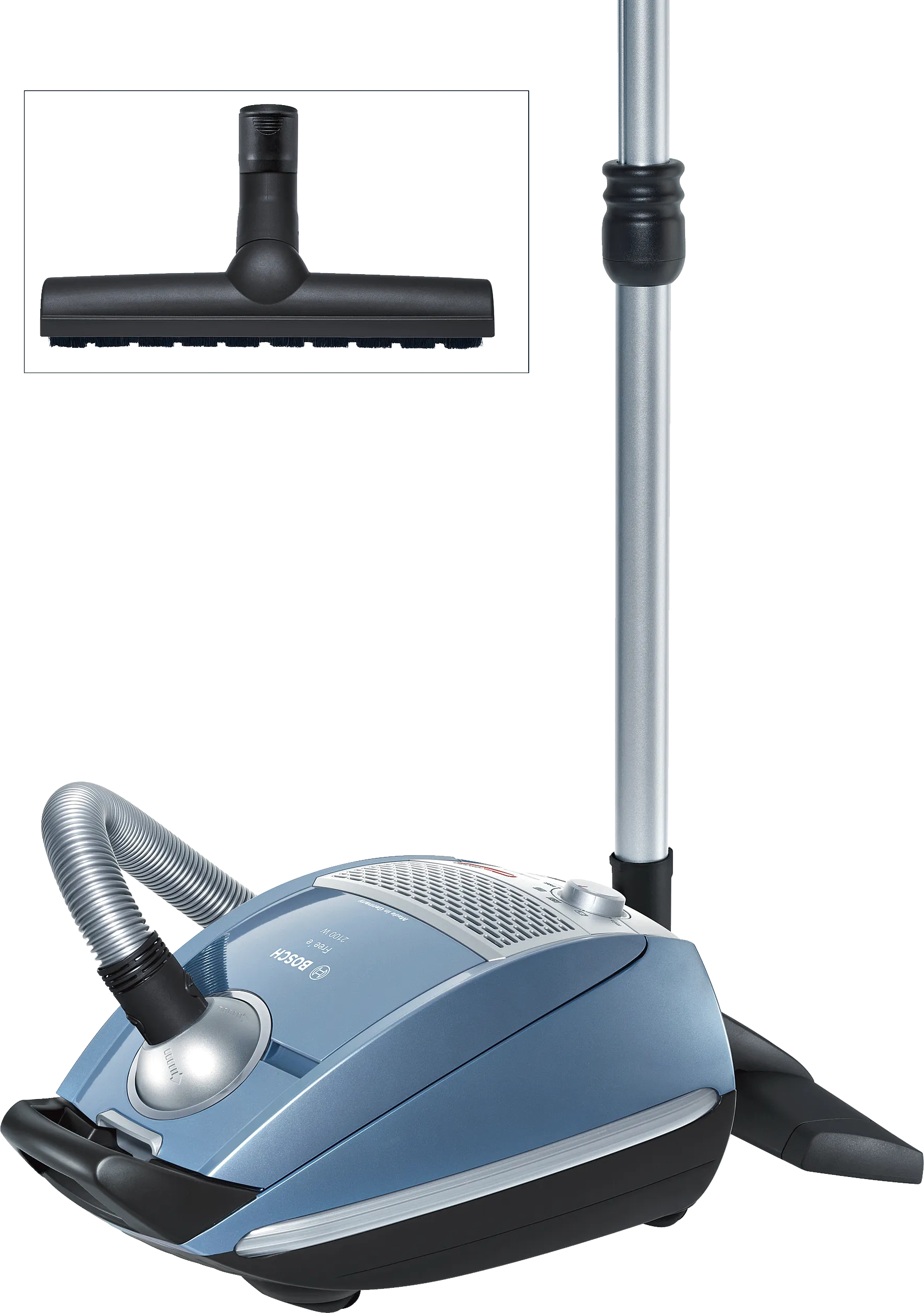 Bagged vacuum cleaner Free'e Blue