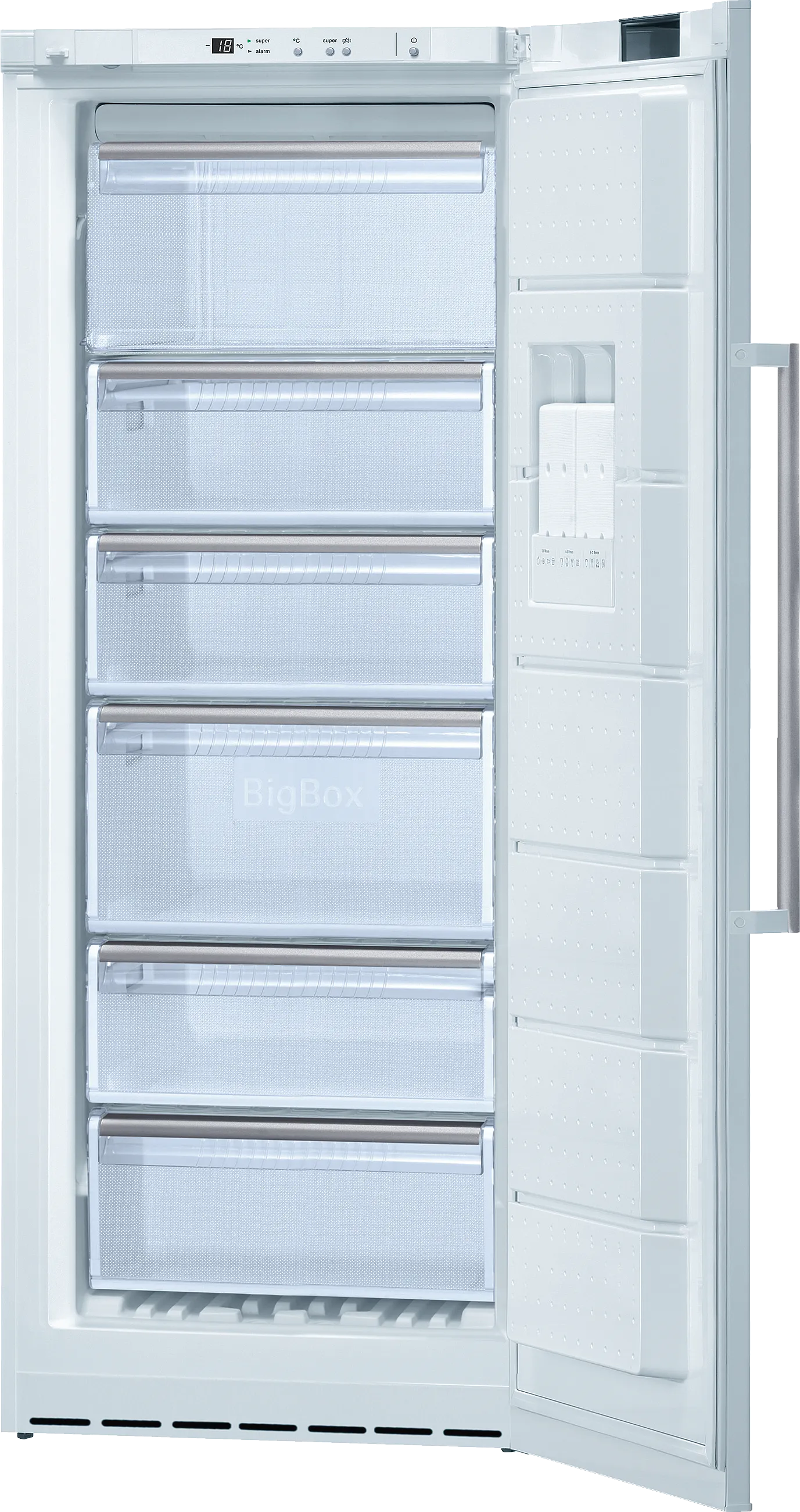  free-standing freezer 170 x 70 cm White