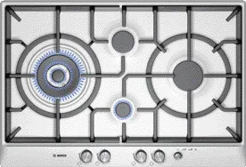 Series 6 Gas hob 75 cm Stainless steel