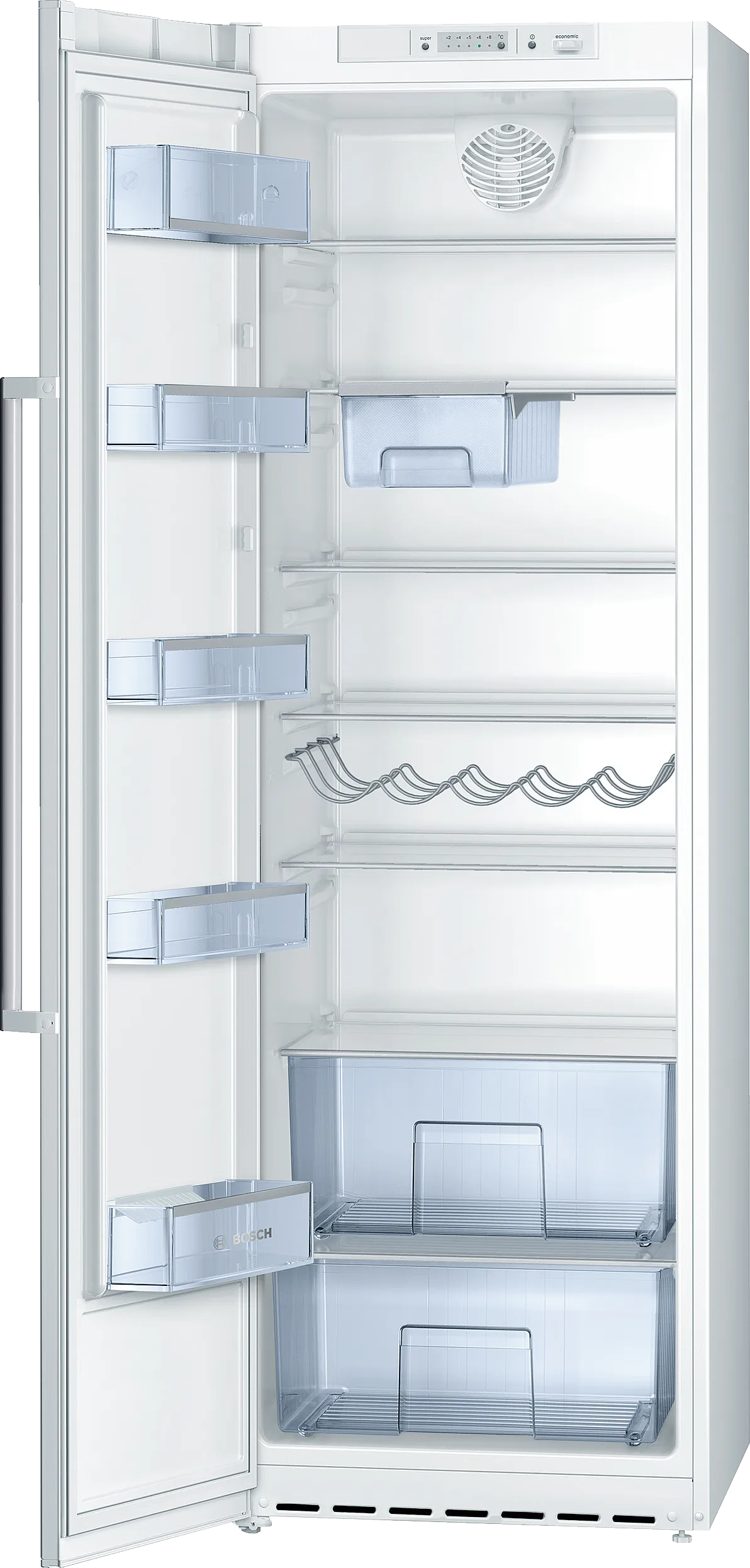  free-standing fridge 186 x 60 cm White