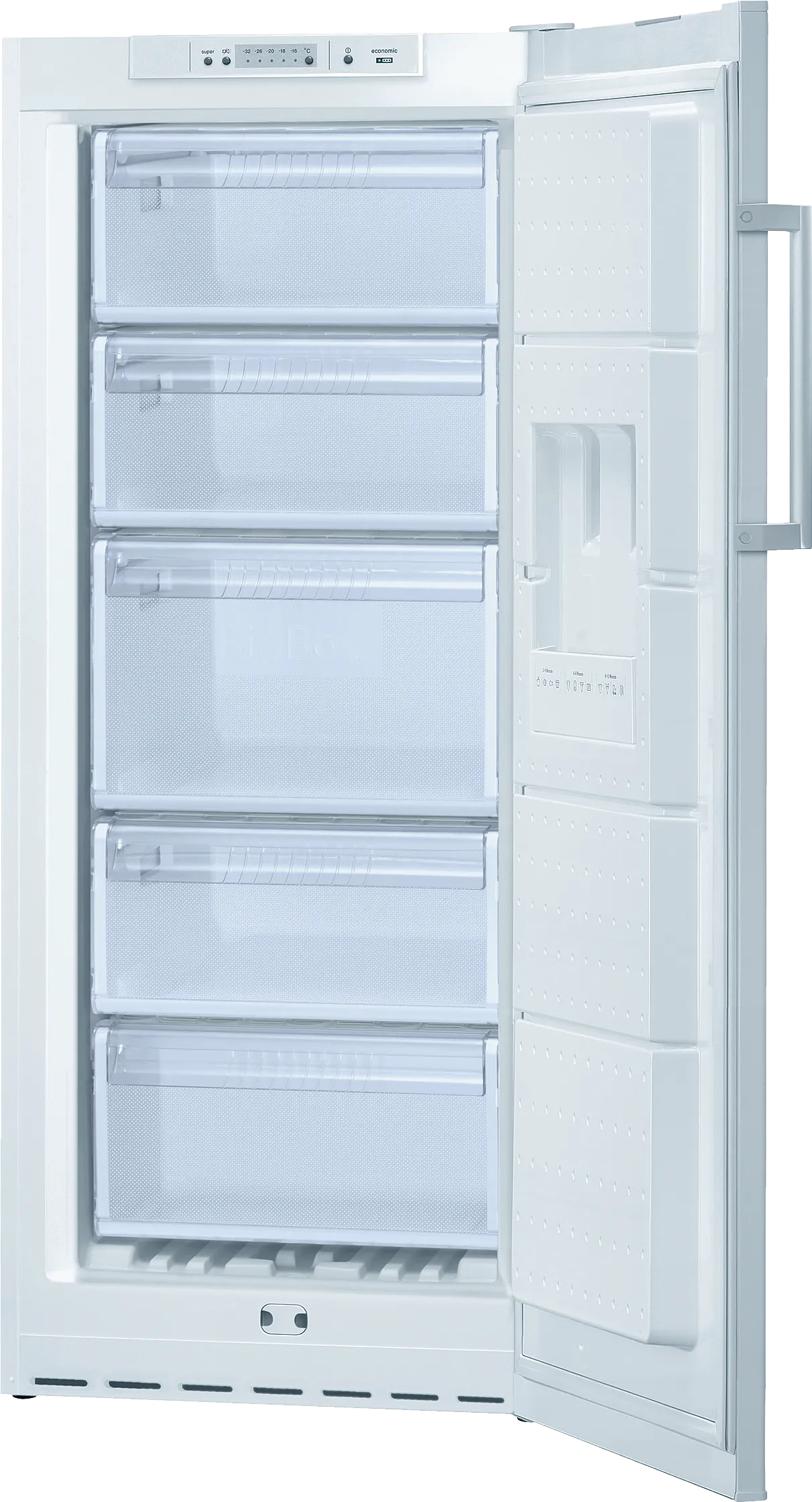 free-standing freezer 141 x 60 cm White