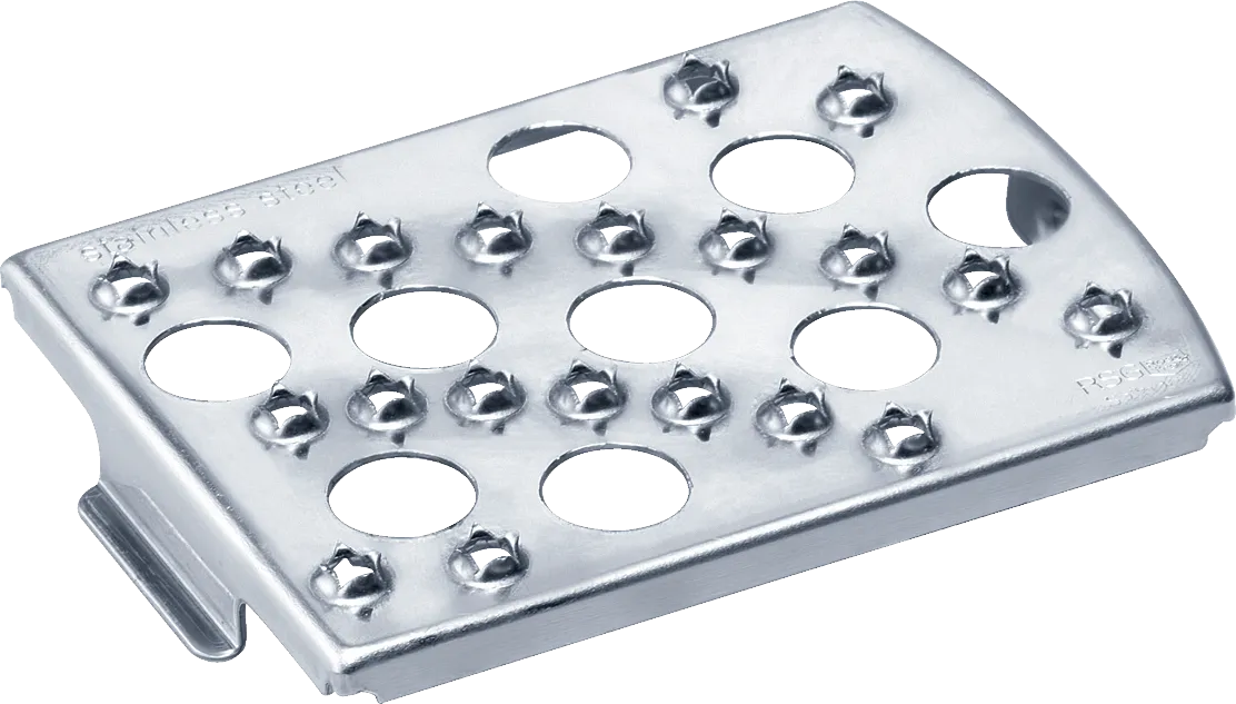 Coarse grating disc for food processors 