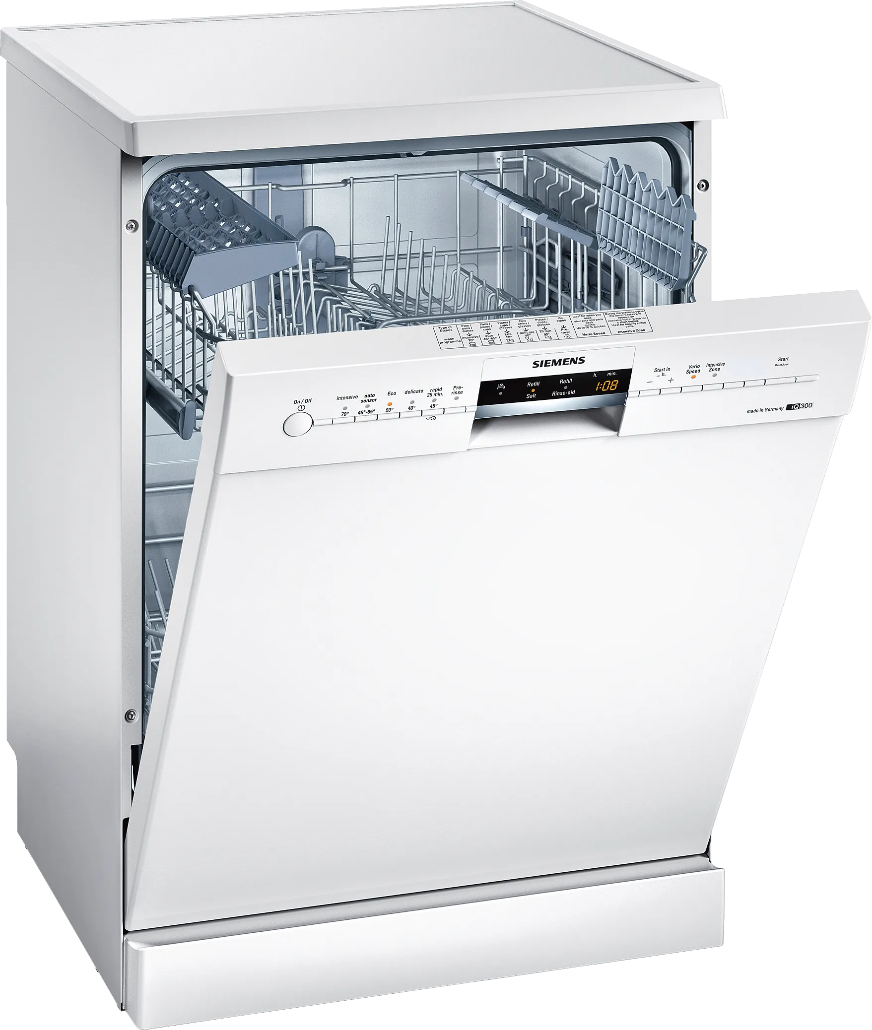 free-standing dishwasher 60 cm White